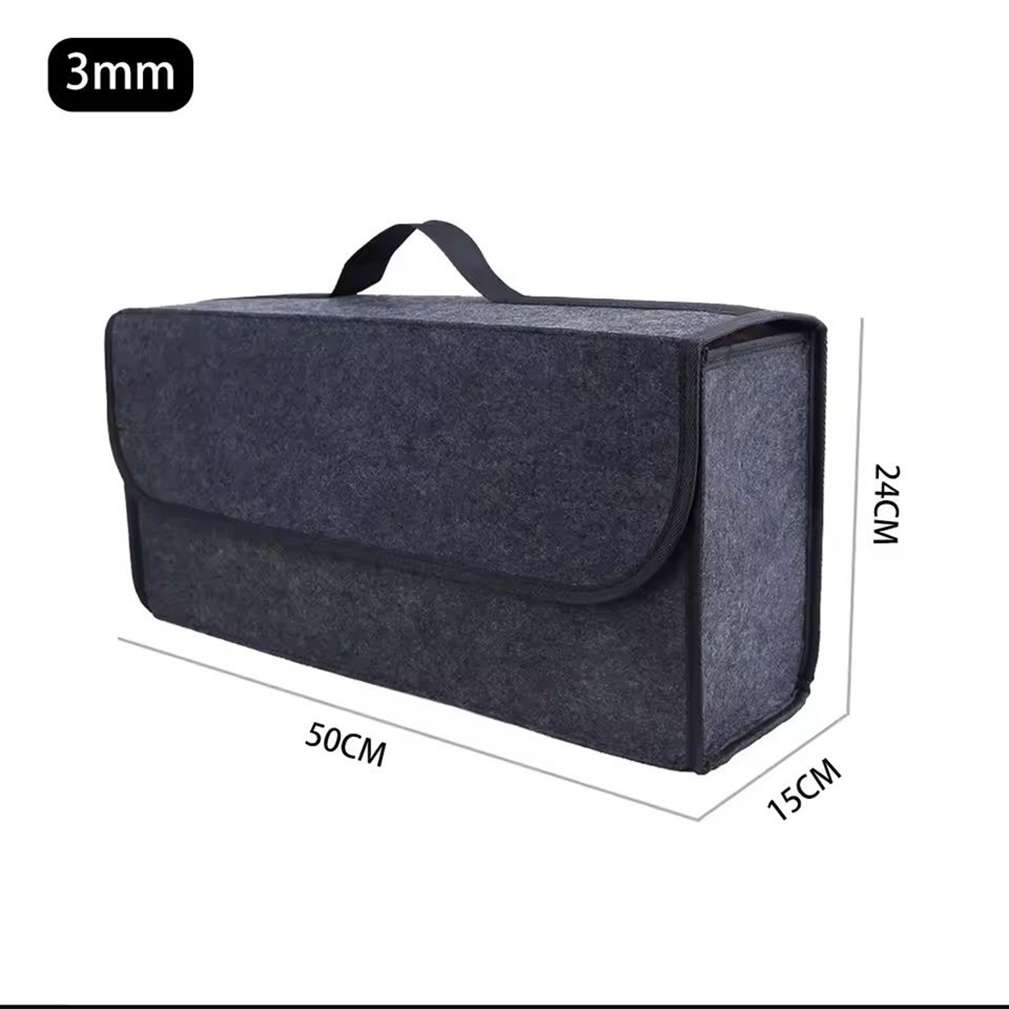 Thickened Soft Felt Storage Box  Car Trunk  Home Organizer 6