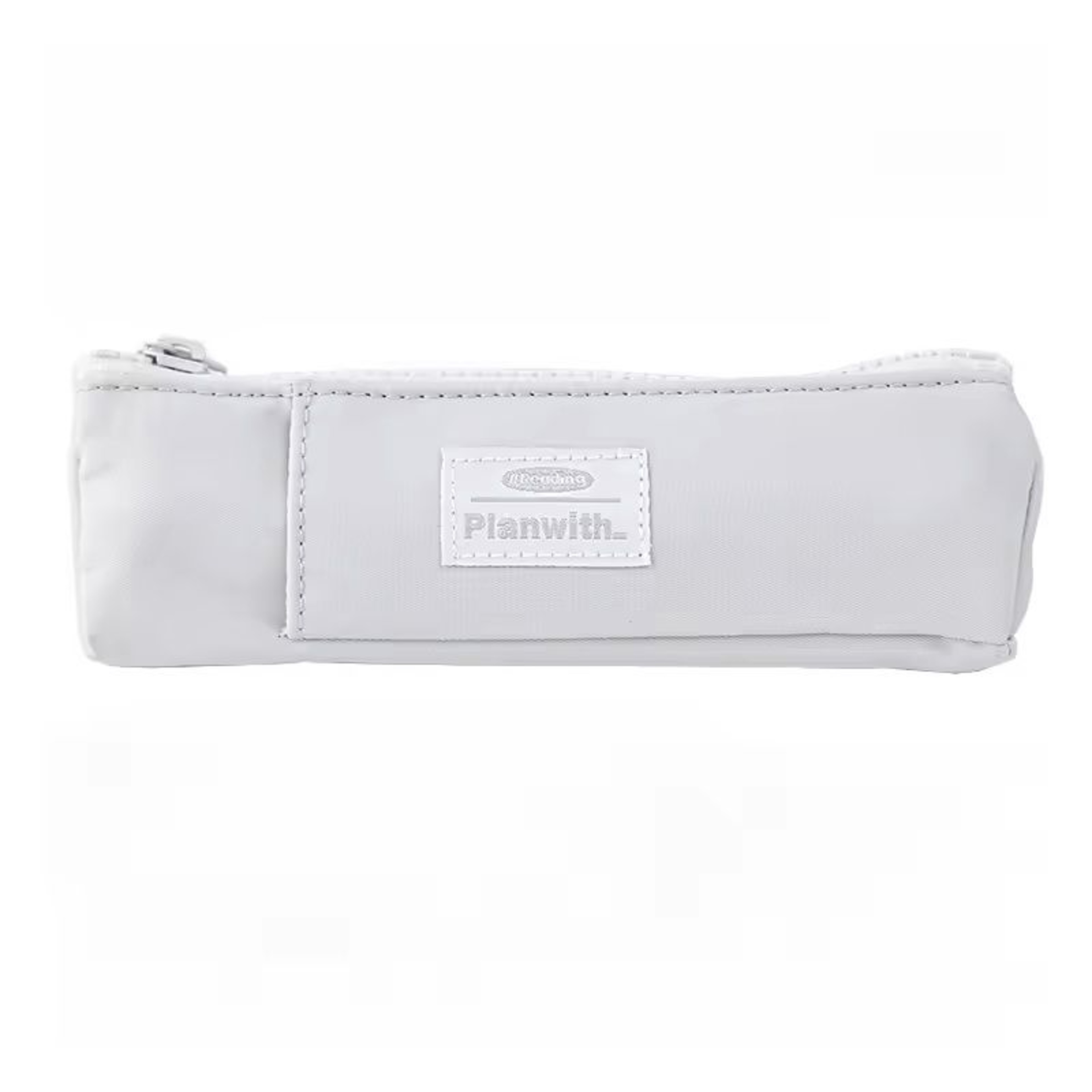Slim Canvas Notebook Pencil Holder  Zippered Pen Pouch With Adjustable Elastic Band 3