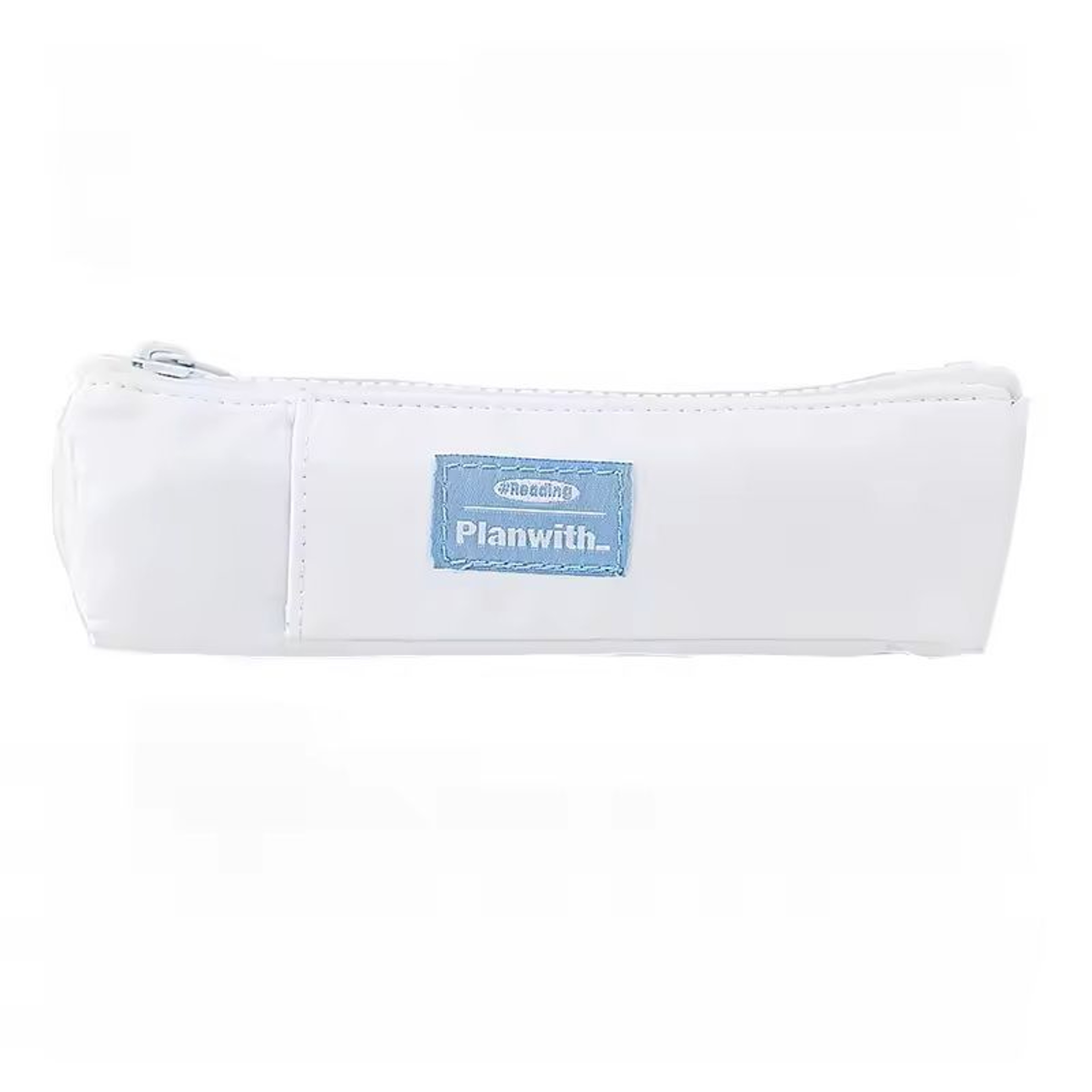 Slim Canvas Notebook Pencil Holder  Zippered Pen Pouch With Adjustable Elastic Band 0