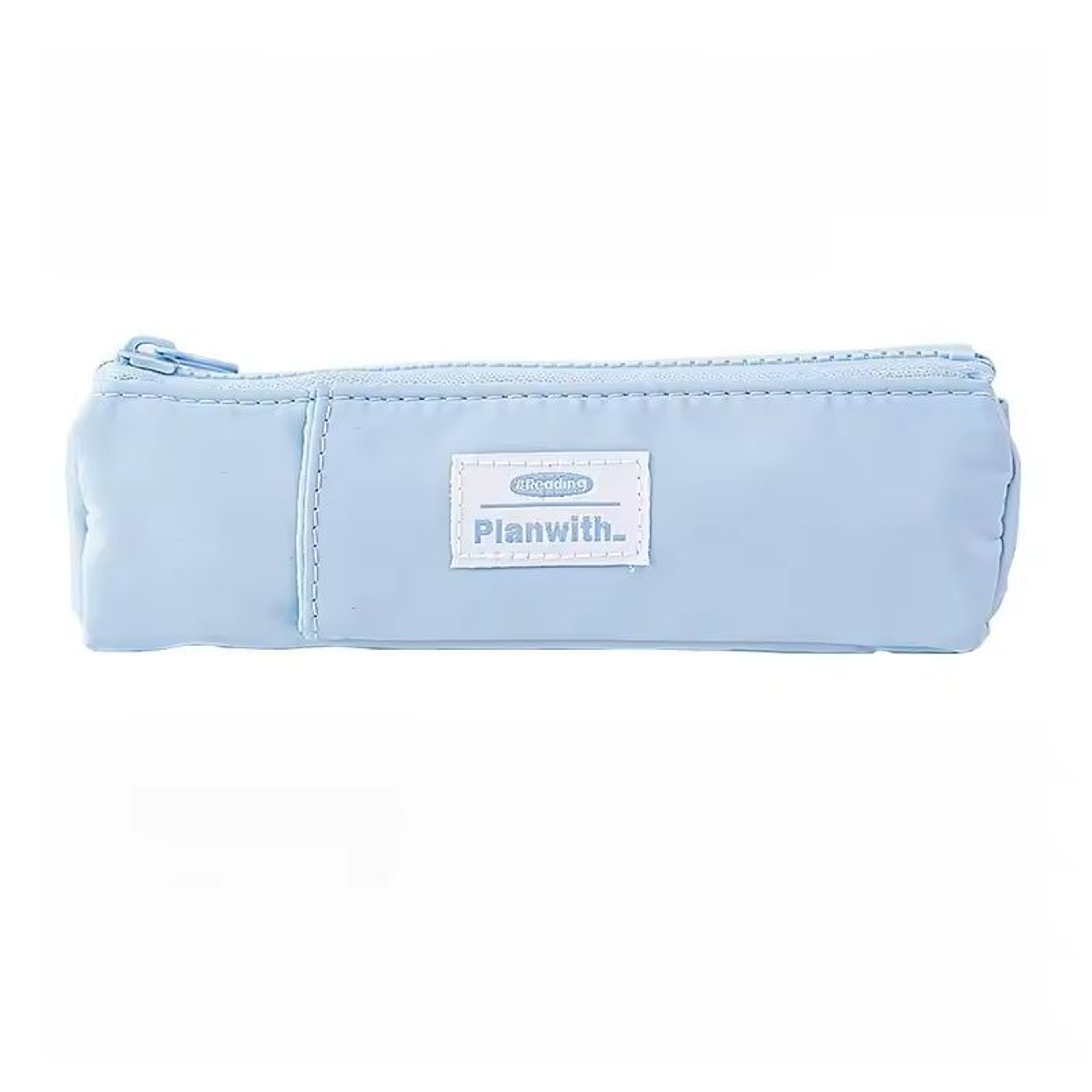 Slim Canvas Notebook Pencil Holder  Zippered Pen Pouch With Adjustable Elastic Band 8