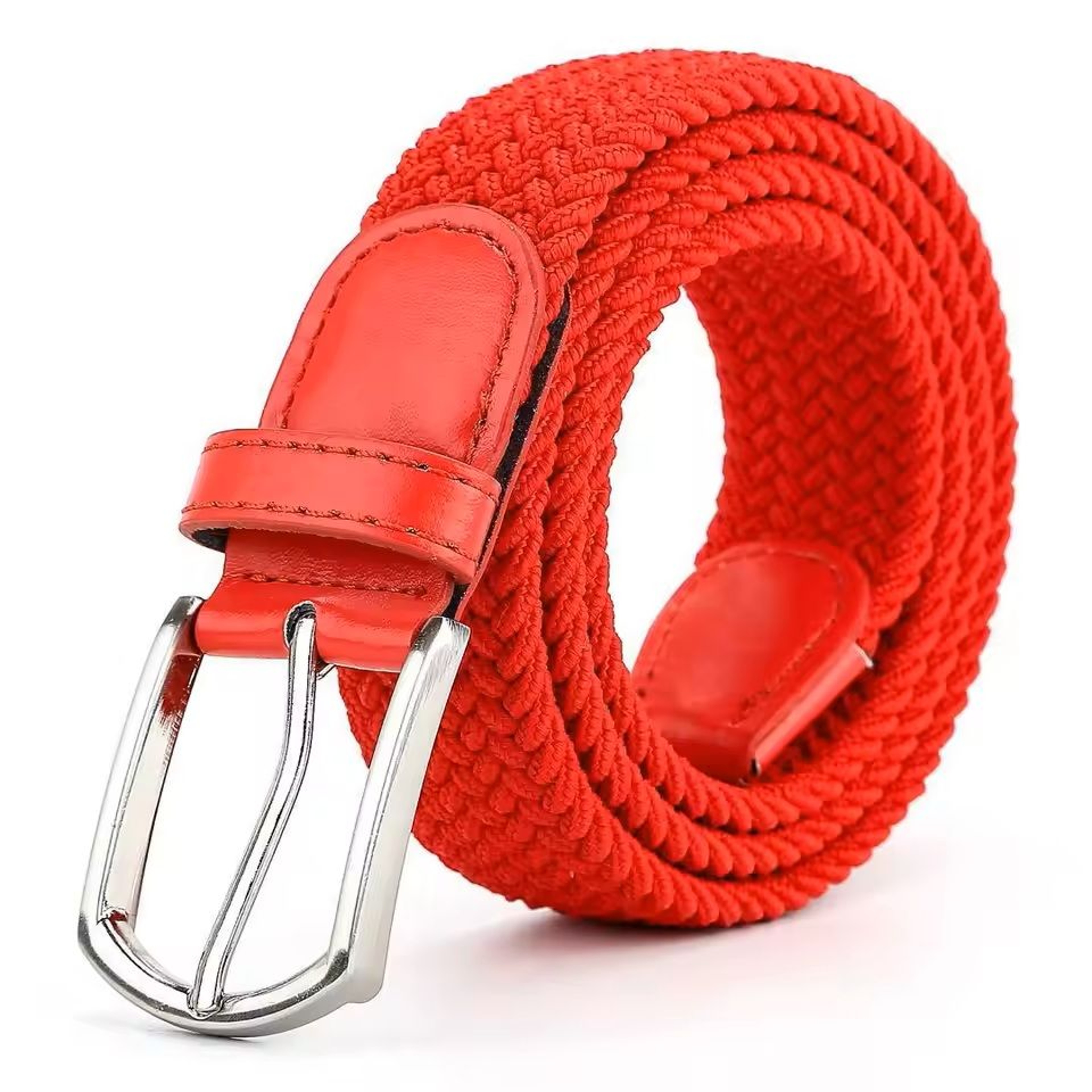 Mens Elastic Braided Stretch Belt Woven Comfortable Belt For Golf Casual Wear And Jeans 4