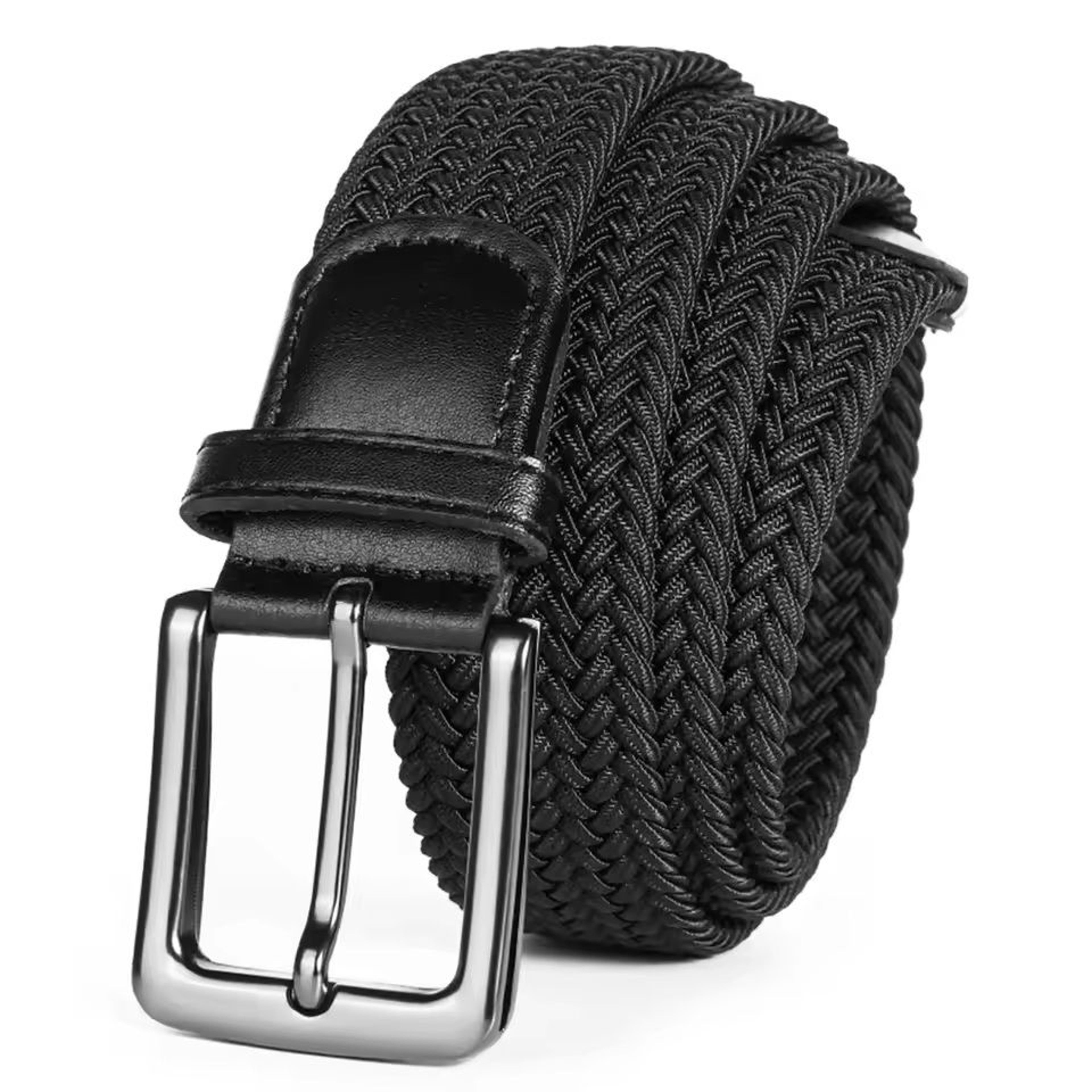 Mens Elastic Braided Stretch Belt Woven Comfortable Belt For Golf Casual Wear And Jeans 9