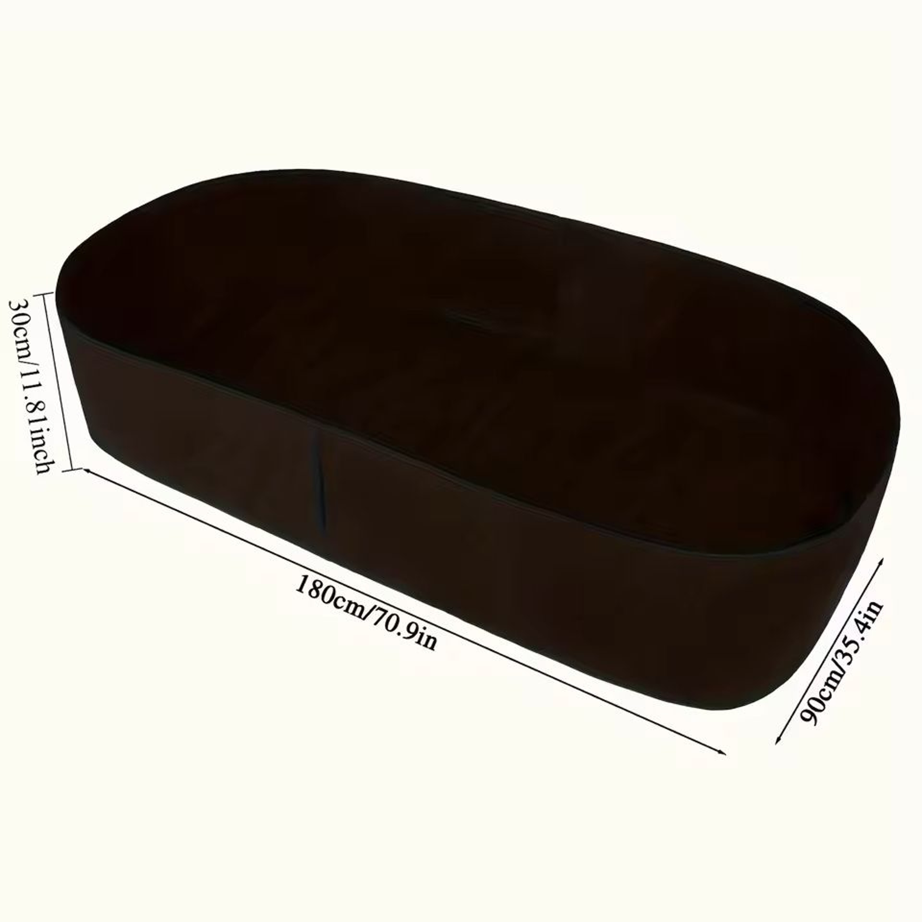 Breathable Fabric Elevated Garden Bed Rectangular Raised Planting Bag For Herbs Flowers And Vegetab 1