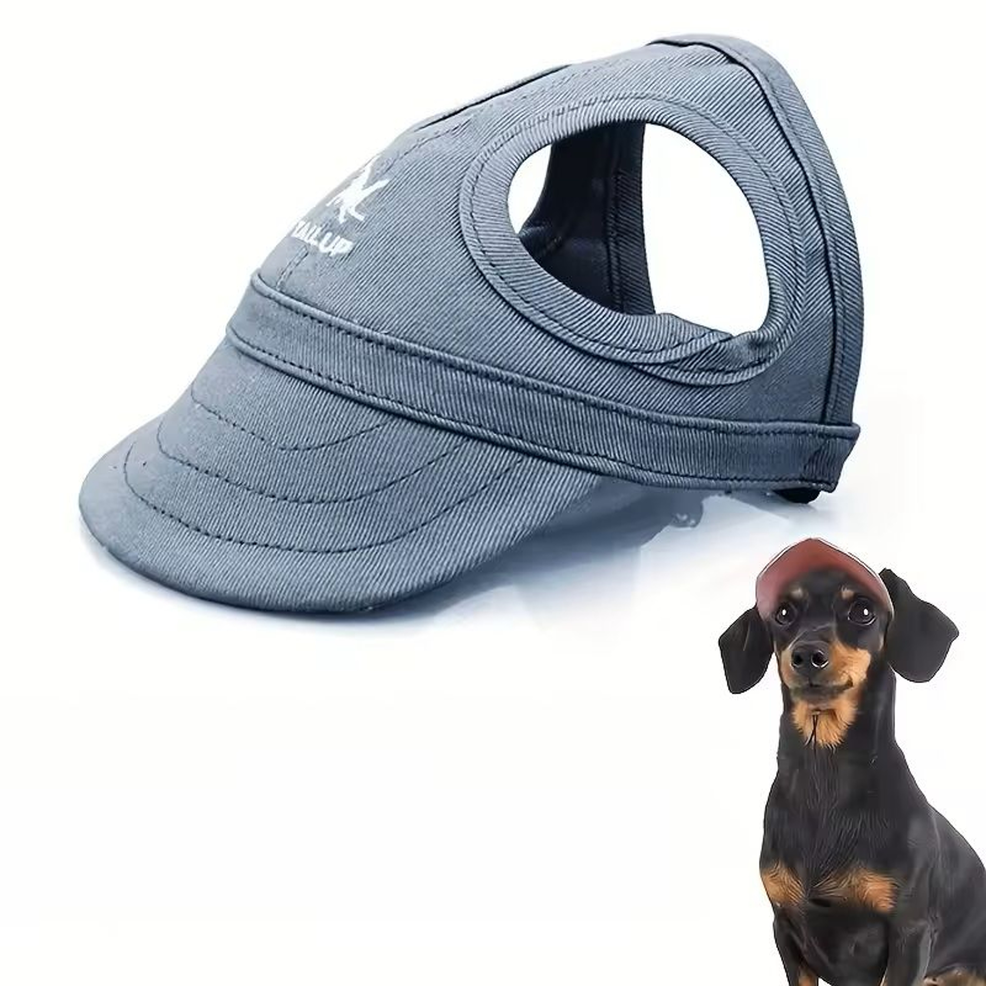 Adjustable PVC Dog Sun Hat Waterproof Pet Hat With Elastic Band For Small Medium  Large Breeds 1