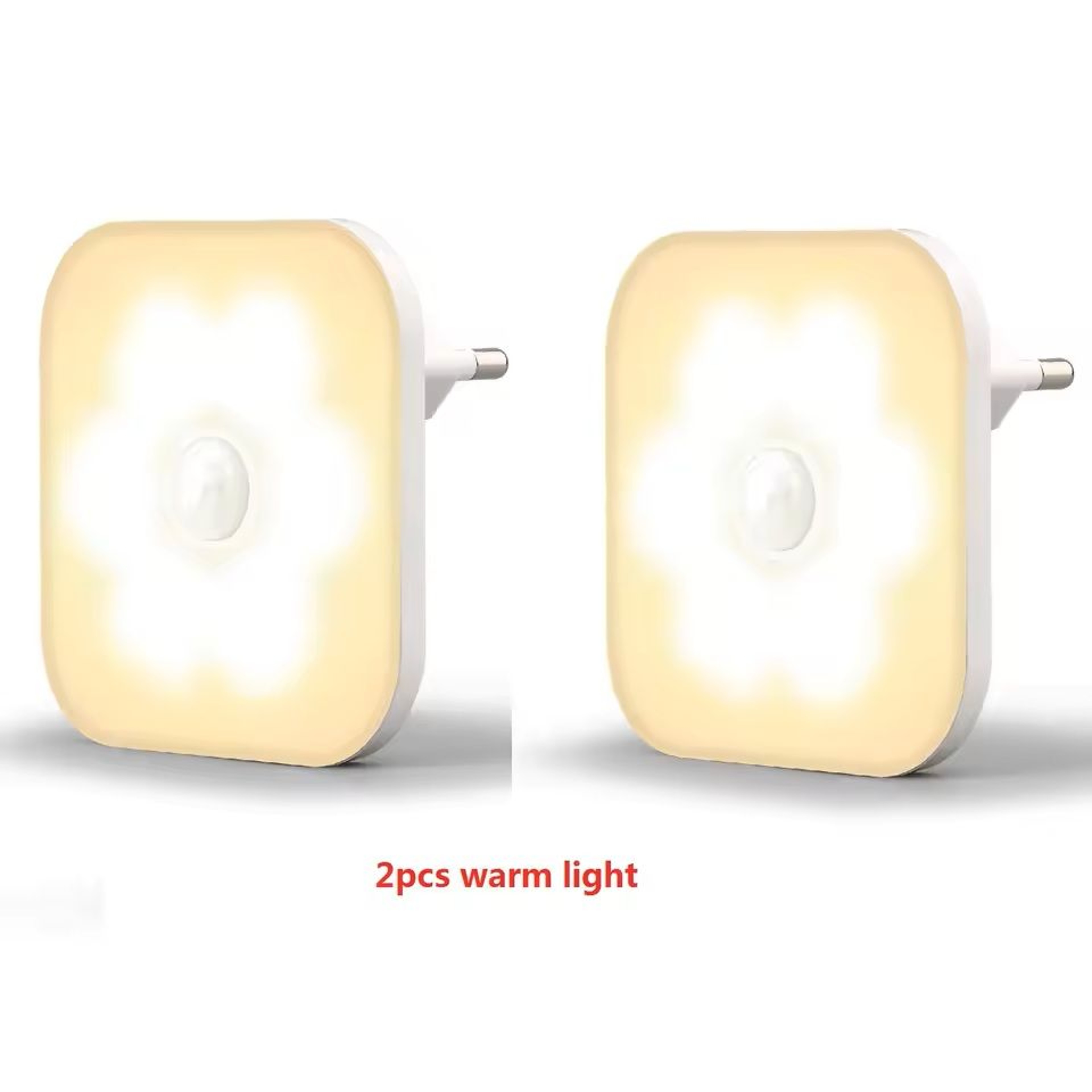 Wireless LED Motion Sensor Night Light EU Plug LED Night Lamp For Childrens Bedroom Bedside Table H 5