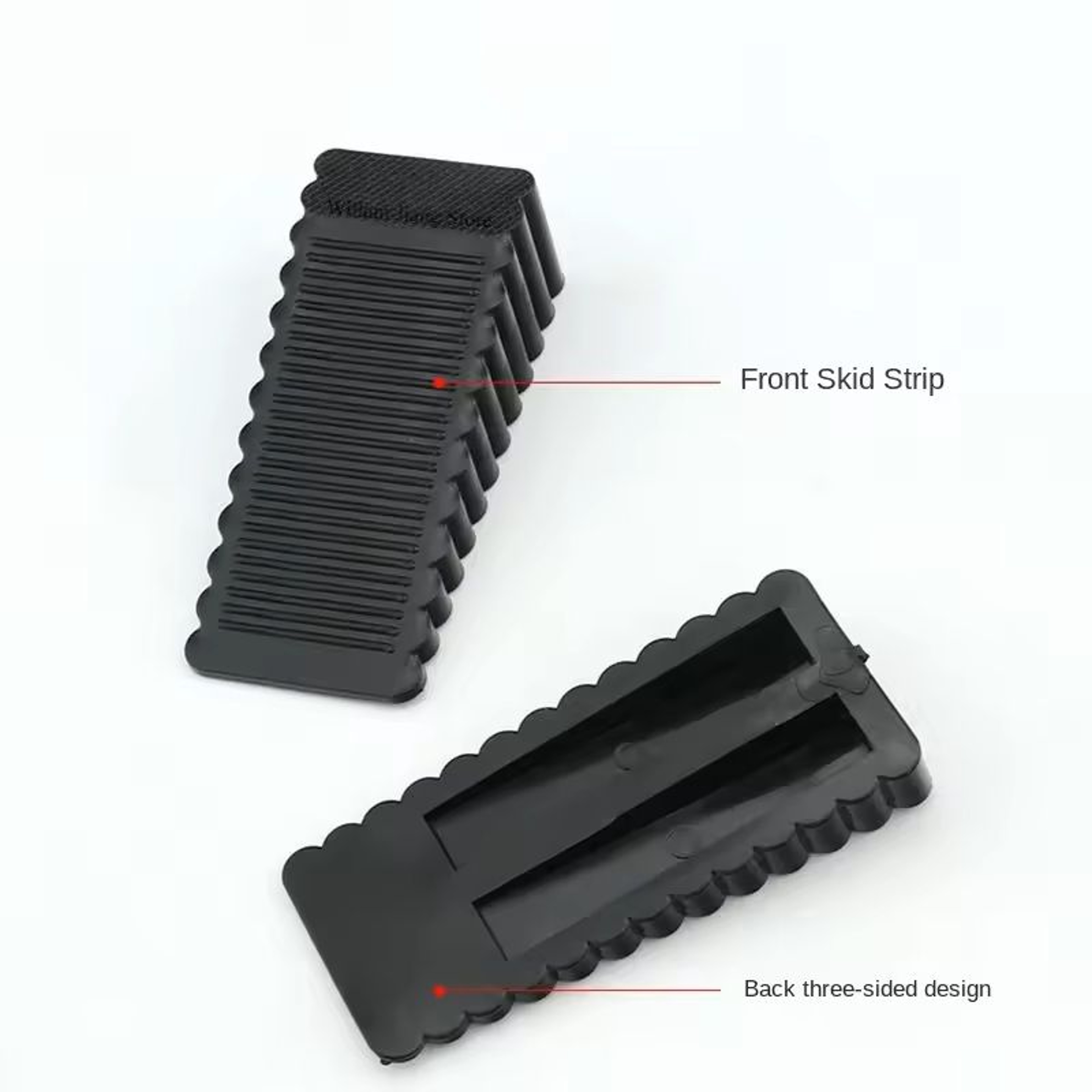 Safety Silicone Door Stopper Block NoDrill AntiSlip Wedge For Home And Office 3