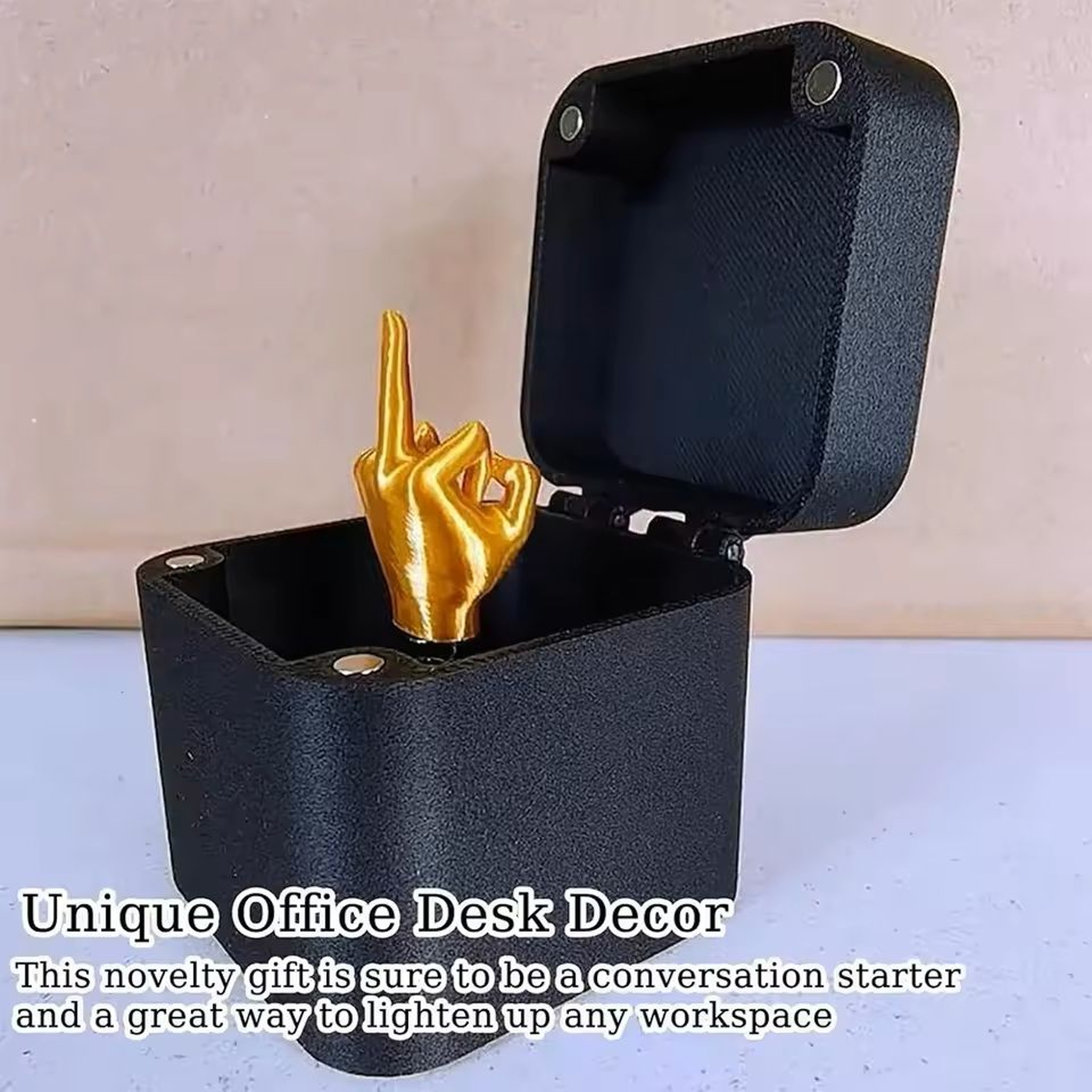 Middle Finger Surprise Gift Box PopUp Prank Toy For Friends Office  Home 1