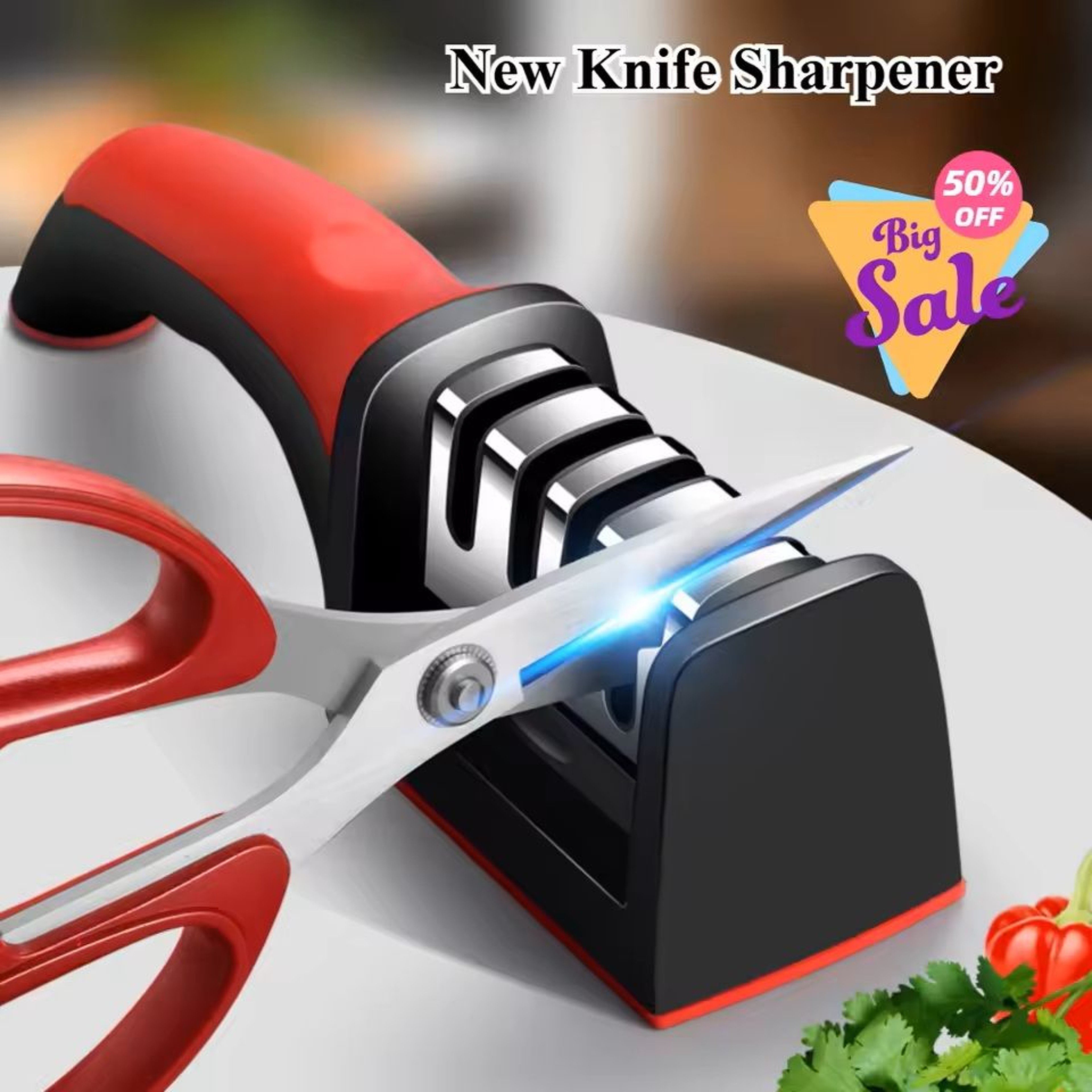 Professional Kitchen Knife Sharpener Quick Sharpening Whetstone Tool For Knives 5