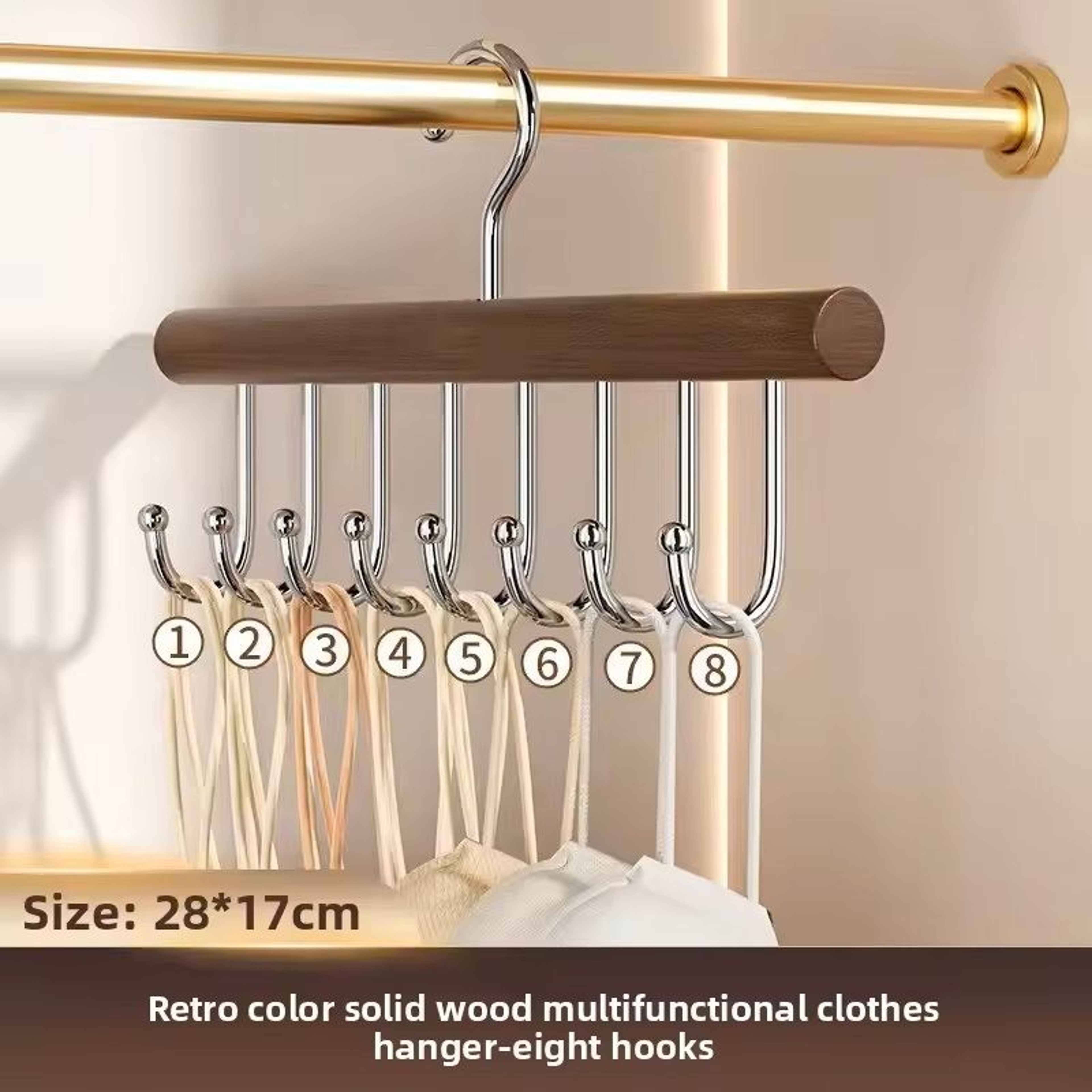 Multifunctional Clothes  Underwear Organizer Hanger  Durable Home Wardrobe Hook 1  3Pack 4
