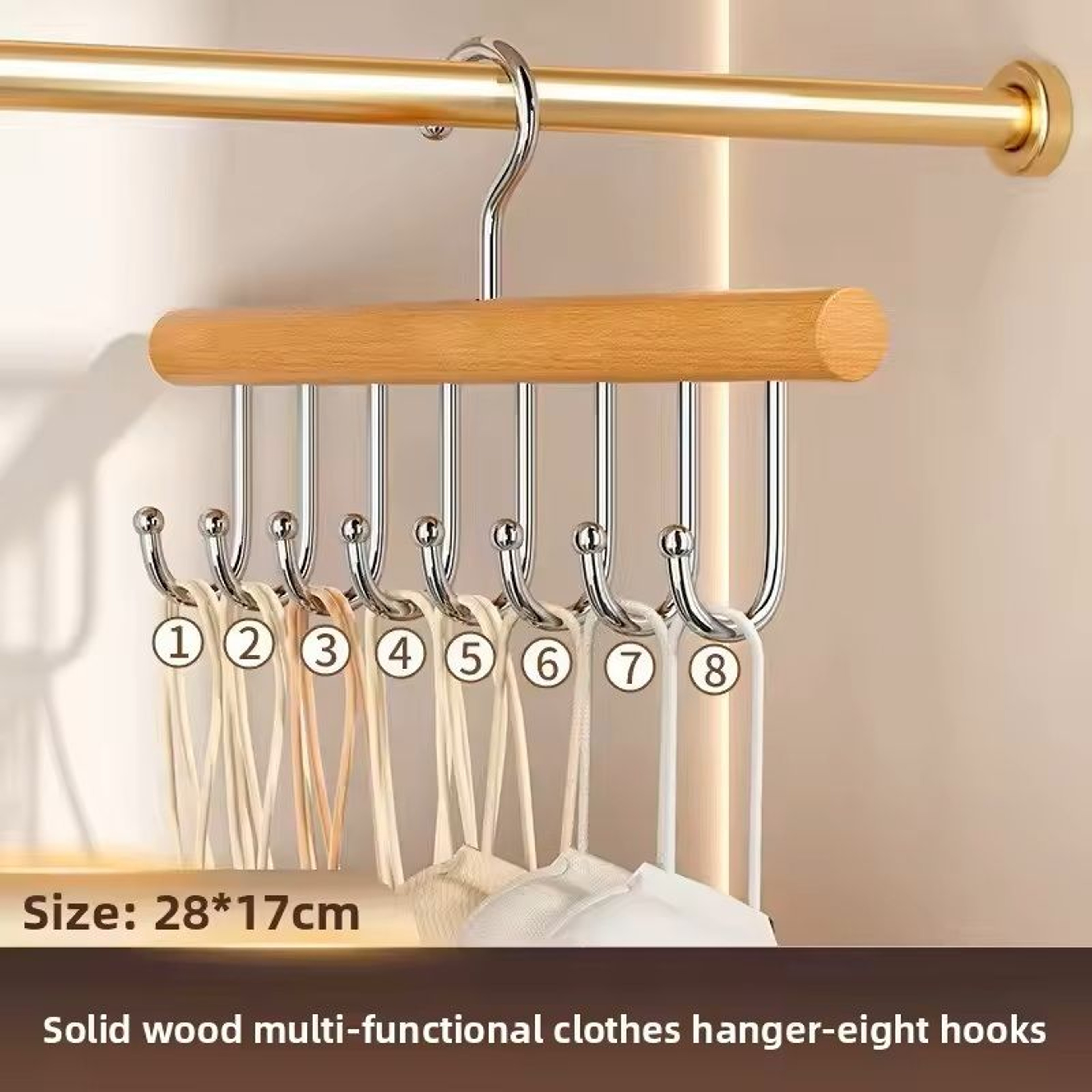 Multifunctional Clothes  Underwear Organizer Hanger  Durable Home Wardrobe Hook 1  3Pack 0