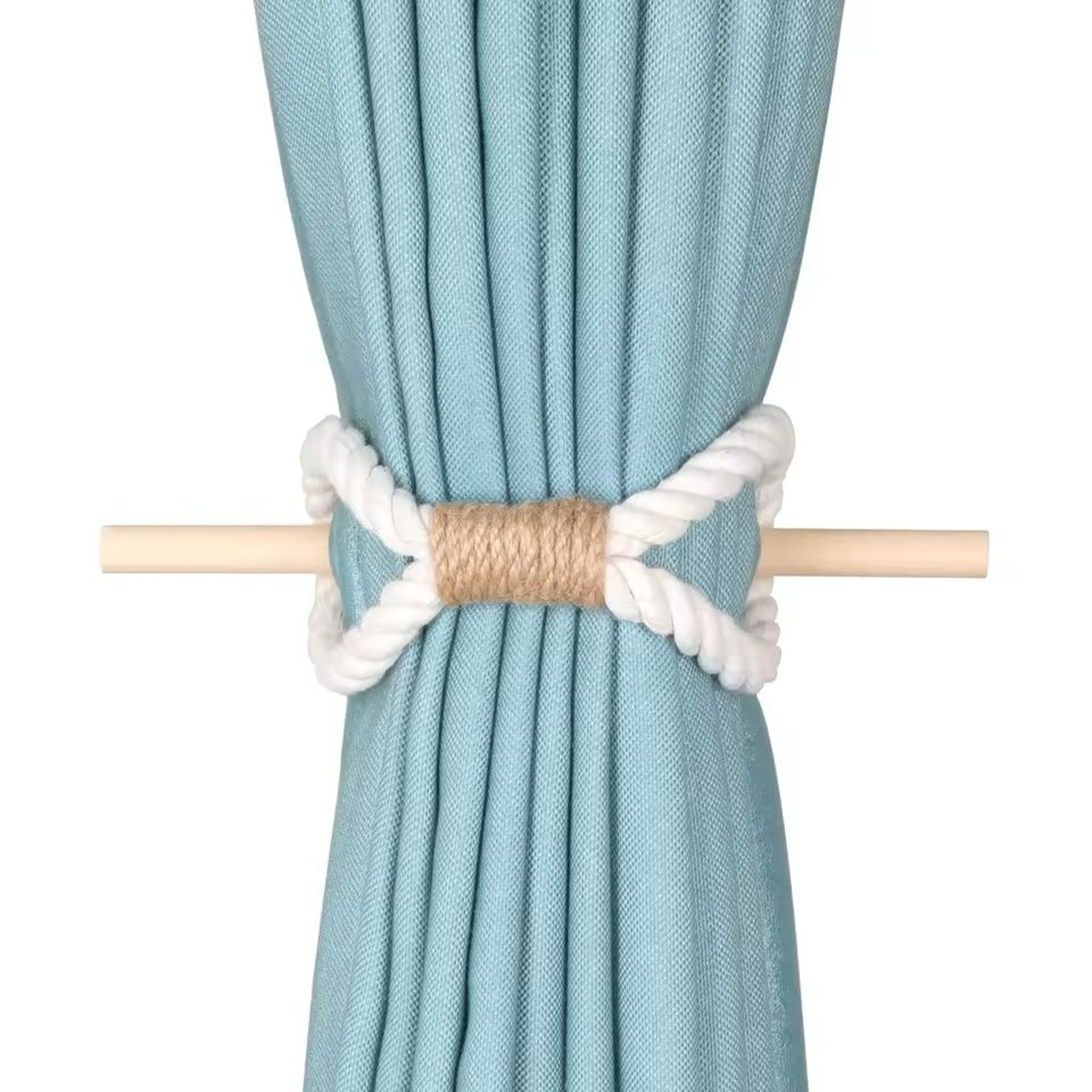 Solid Wooden Curtain Tieback  Rustic Curtain Buckle  Holdback For Home Decor 2
