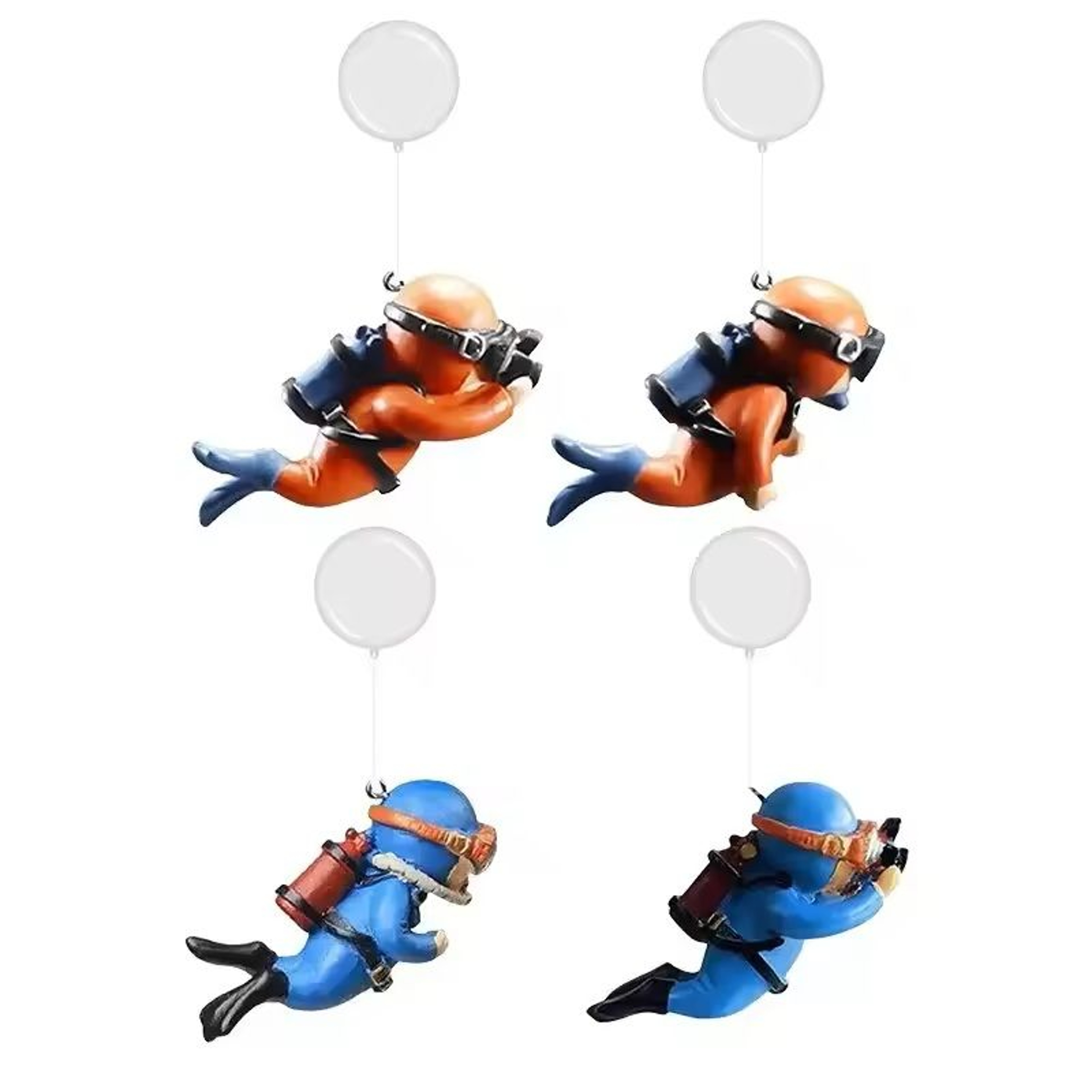 Floating Aquarium Ornament Decorative Fish Tank Diver Figurine For Home Aquariums  Tanks 11