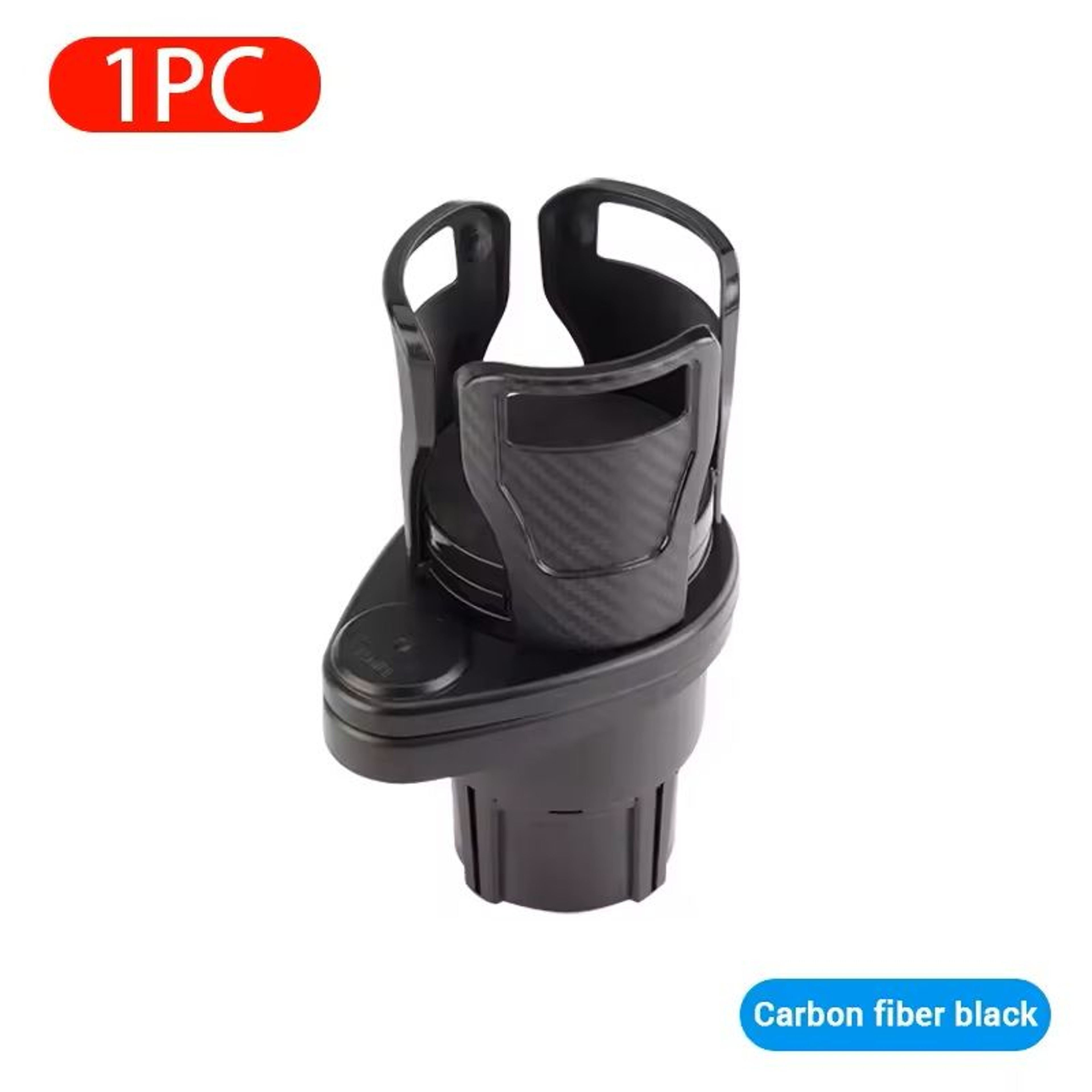 2in1 Car Cup Holder Expander 360 Adjustable AntiShake Bottle  Drink Holder Organizer For Vehicles 1