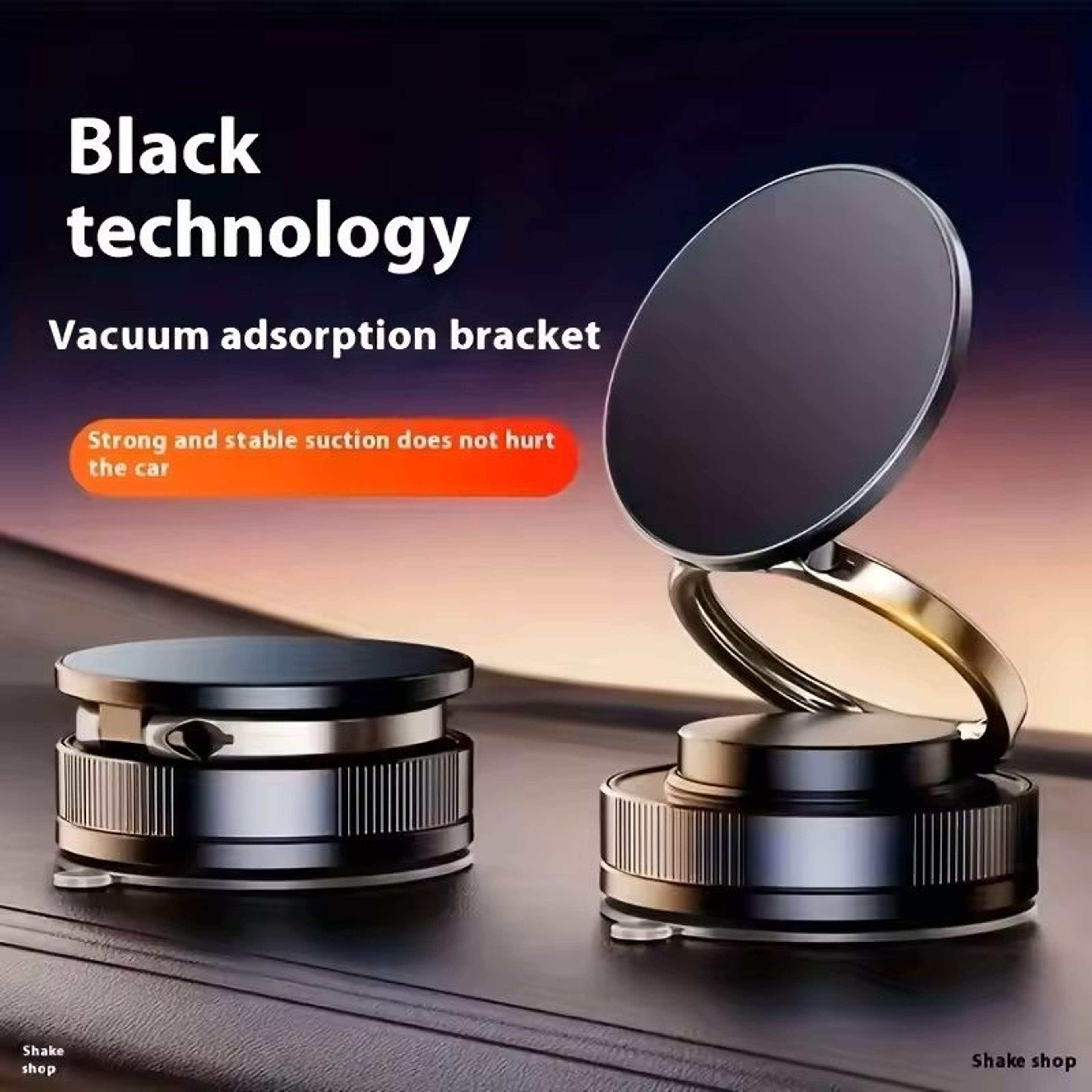 Super Strong Magnetic Foldable Phone Mount Universal Car  Desk Mount For IPhone  Android 2