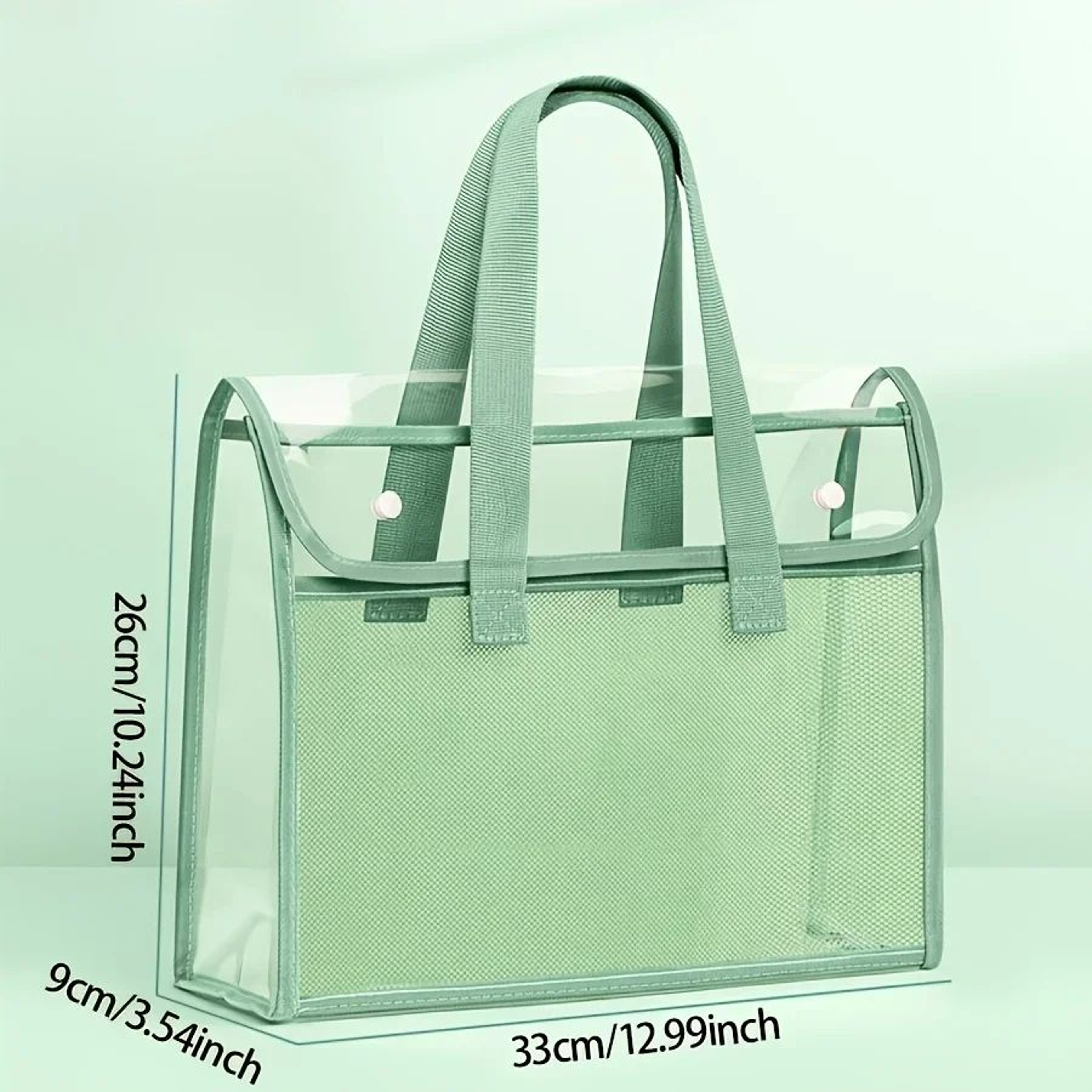 Large Capacity Transparent Waterproof Expanding File Folder  Portable PVC SelfAdhesive Document Sto 4