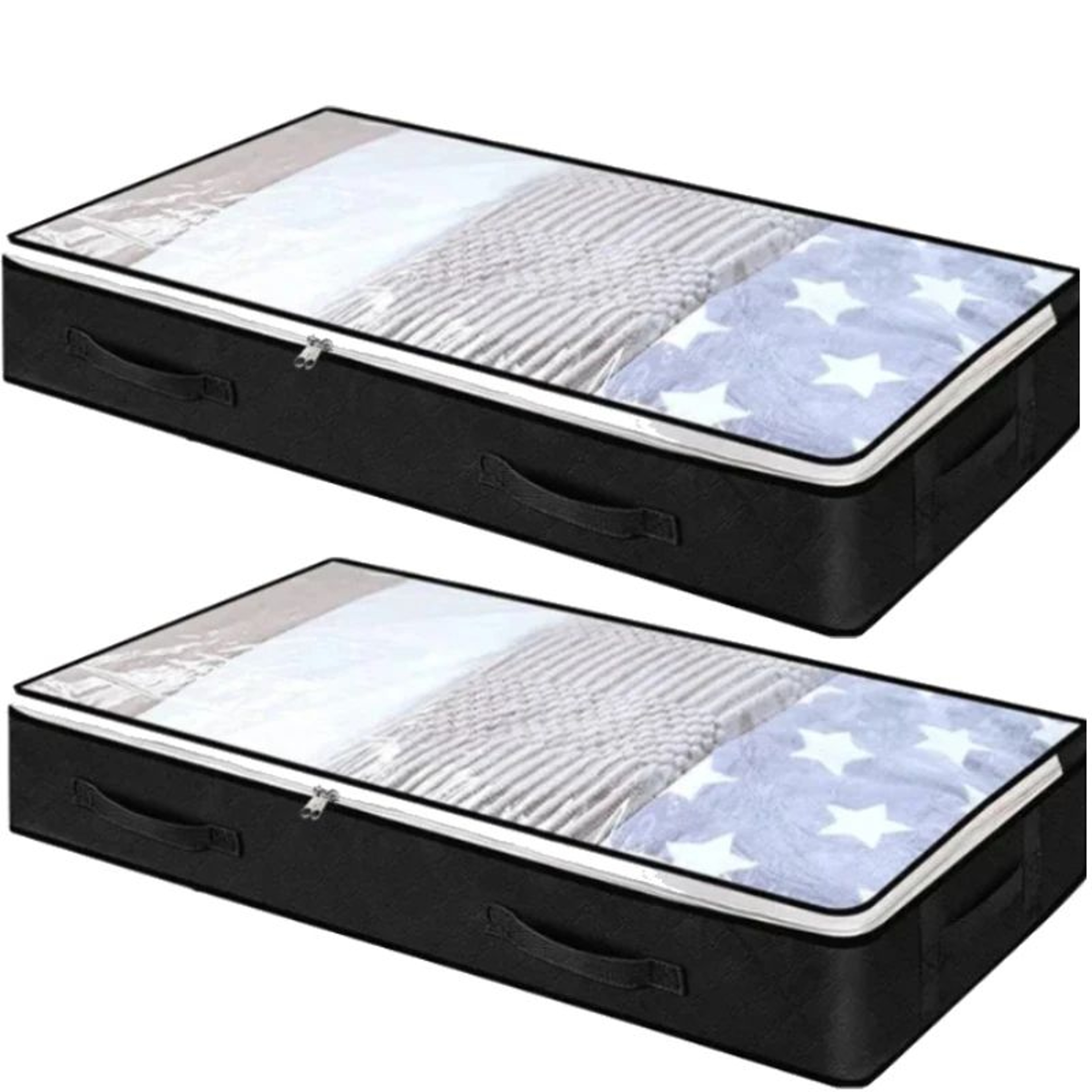 Ultra Space Under Bed Storage Bags  Large Capacity Foldable Quilt  Clothes Organizer Dustproof Ward