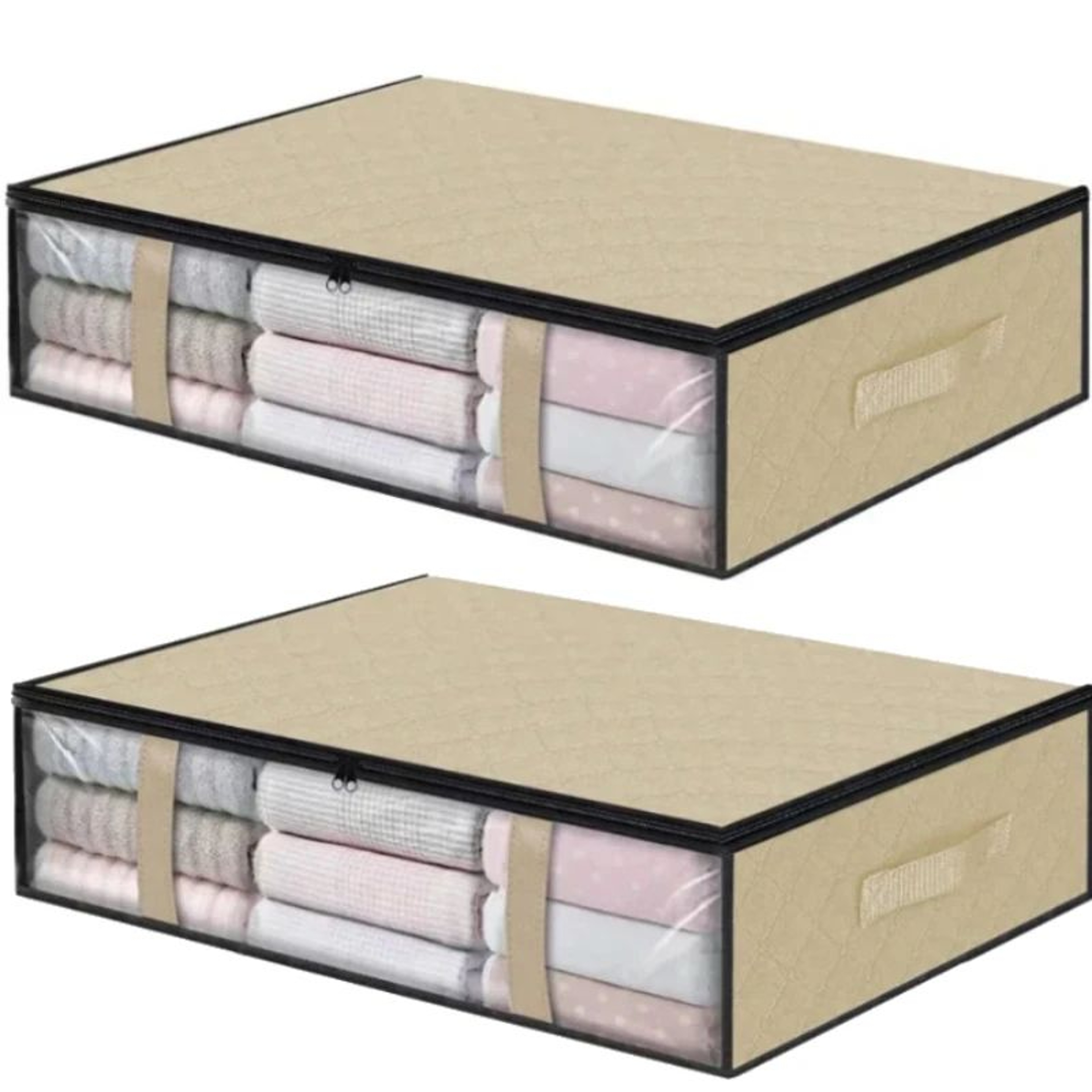 Ultra Space Under Bed Storage Bags  Large Capacity Foldable Quilt  Clothes Organizer Dustproof Ward