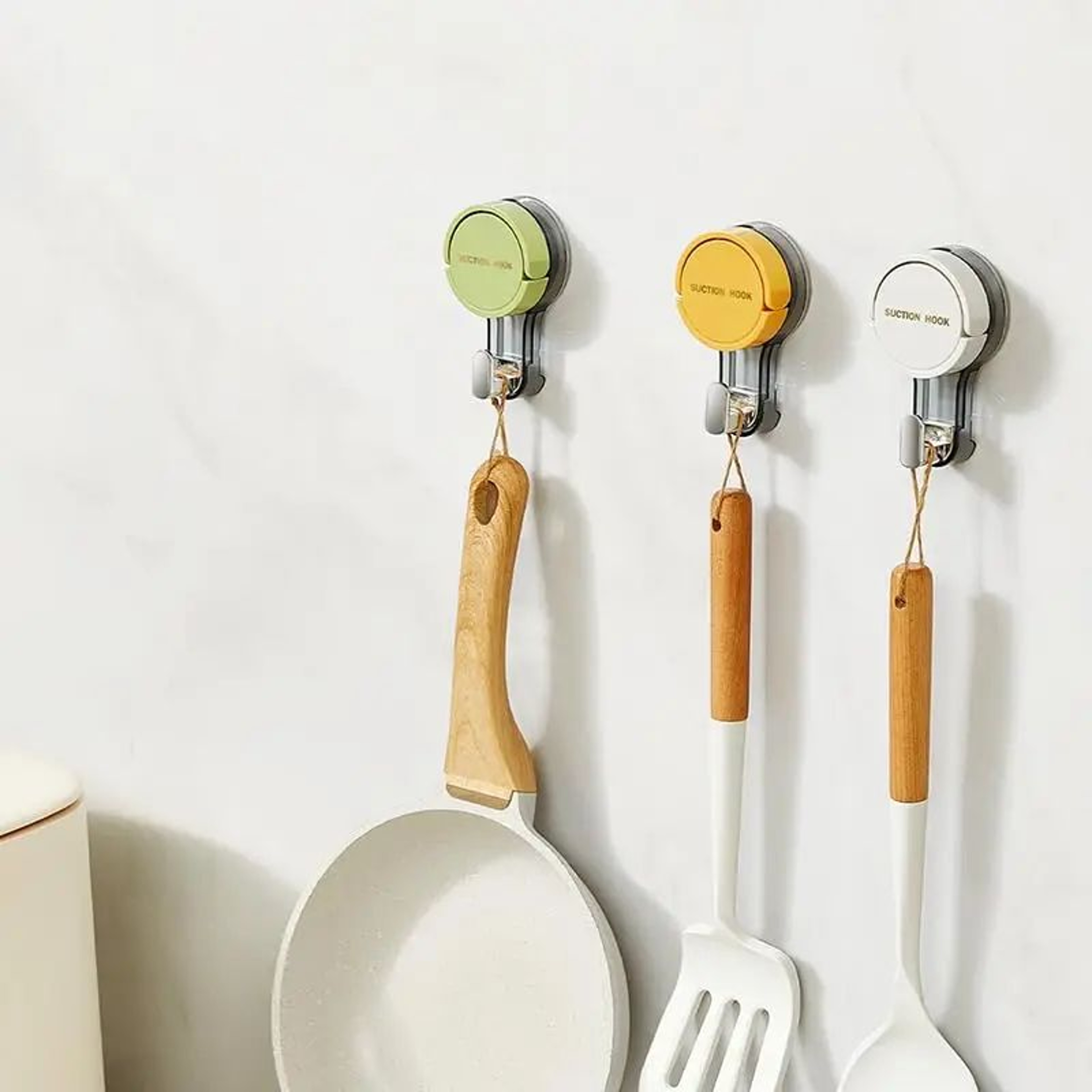 No Drill Vacuum Suction Cup Hooks  Contemporary Wall Mount Towel Hooks For Bathroom Kitchen  Home O 3