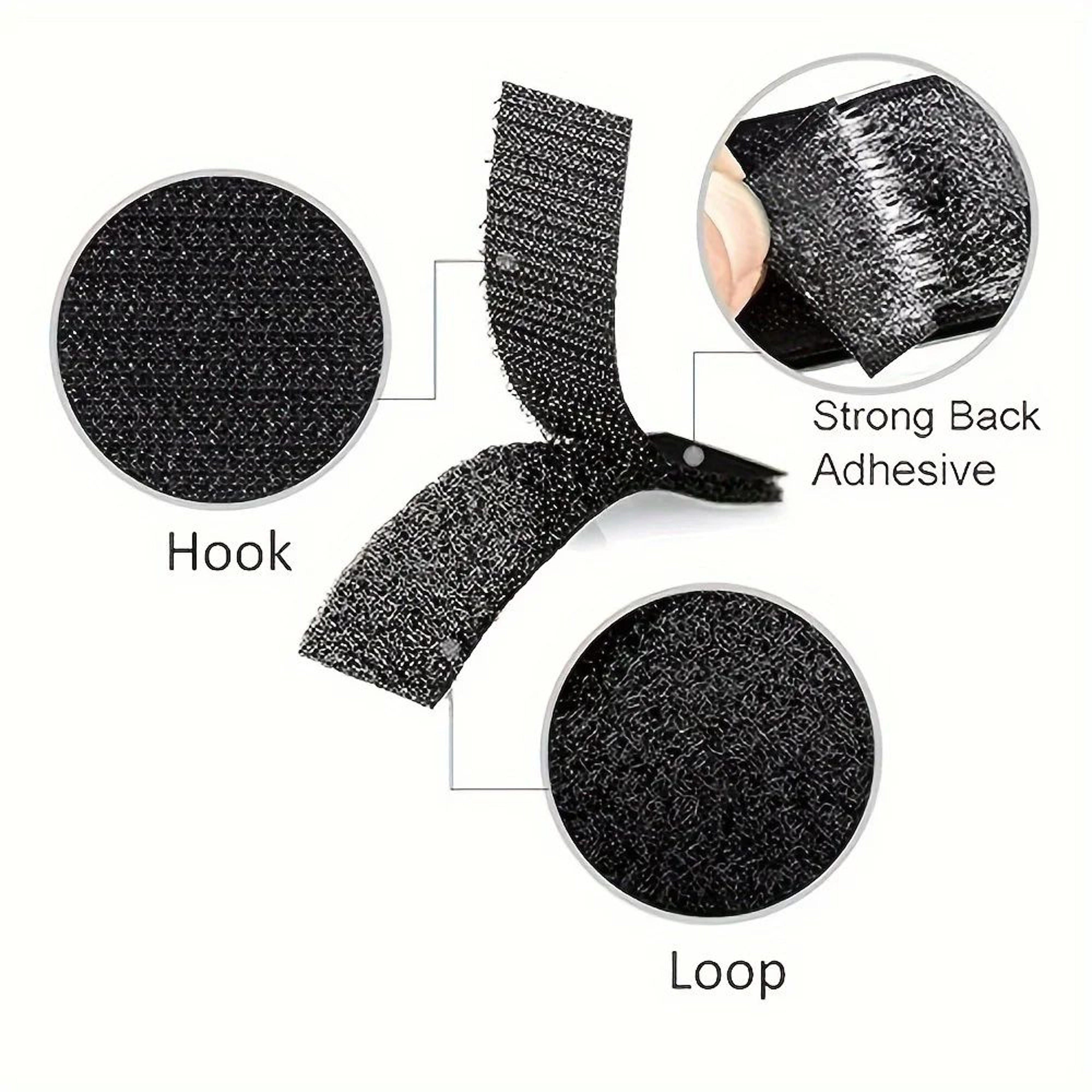 Heavy Weight Hook And Loop Adhesive Mounting Strips  Strong DoubleSided Fasteners For Picture Frame 1