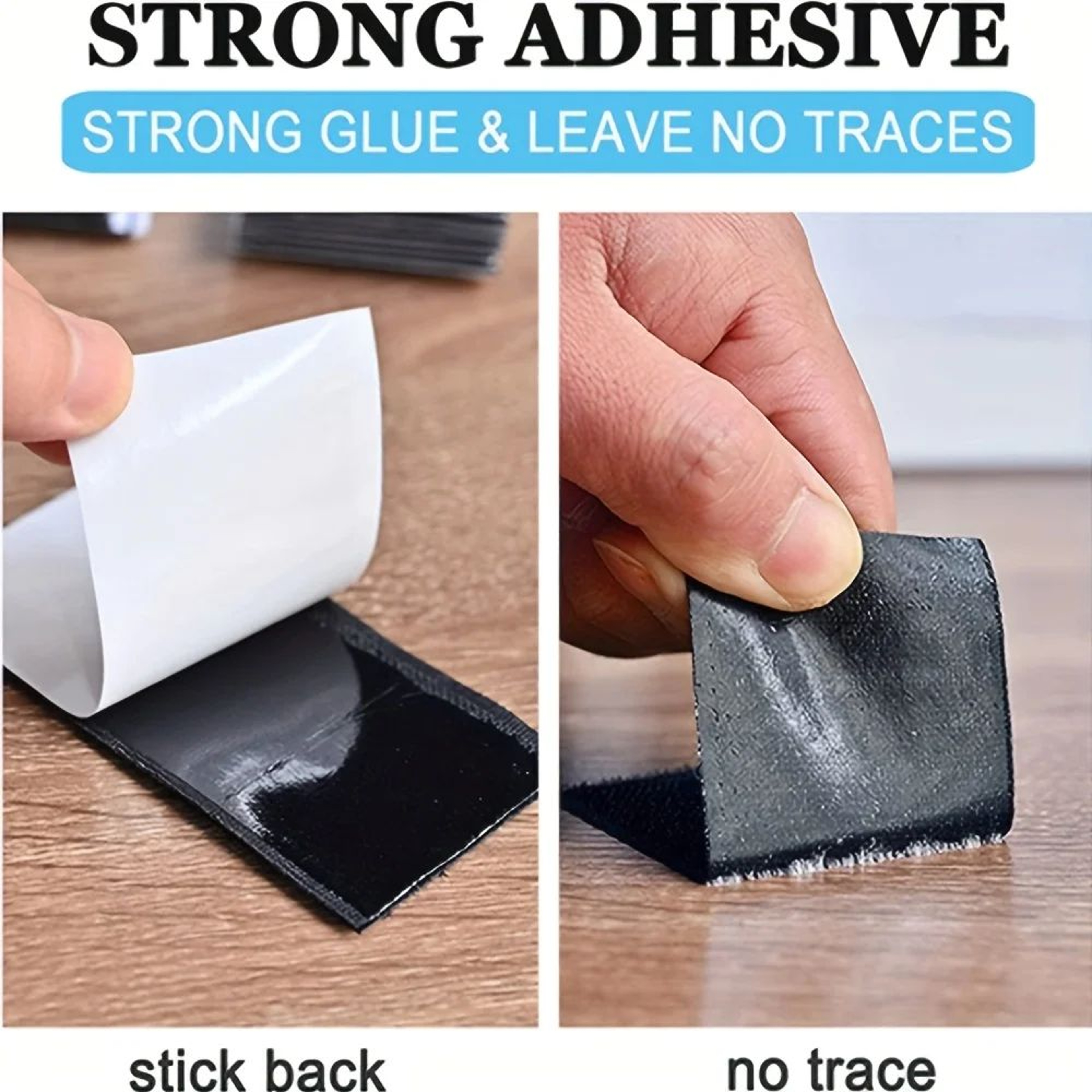 Heavy Weight Hook And Loop Adhesive Mounting Strips  Strong DoubleSided Fasteners For Picture Frame 2
