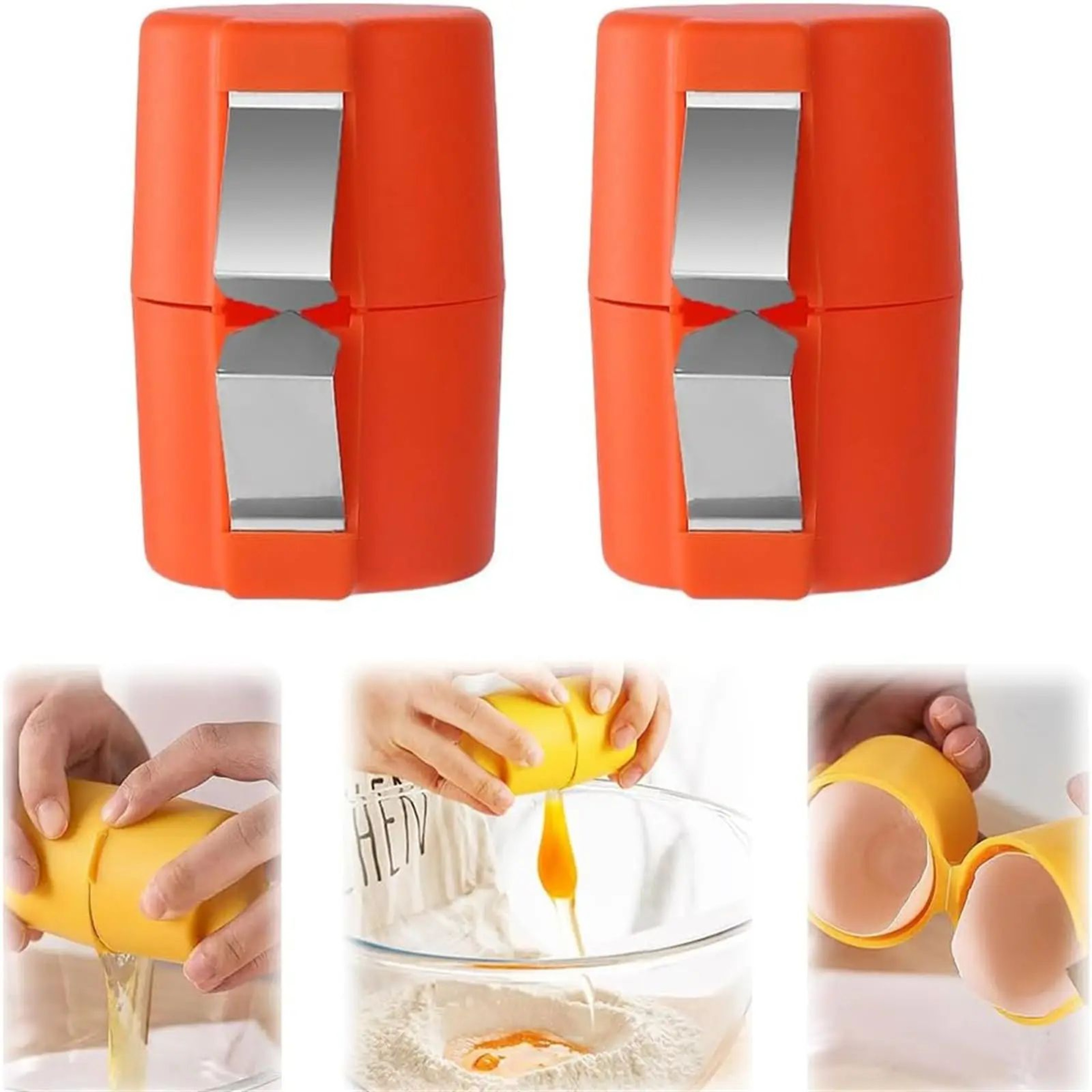 Handheld Egg Opener  Cracker Set  Food Safe Egg Breaker Tool For Cooking Baking And Camping 9