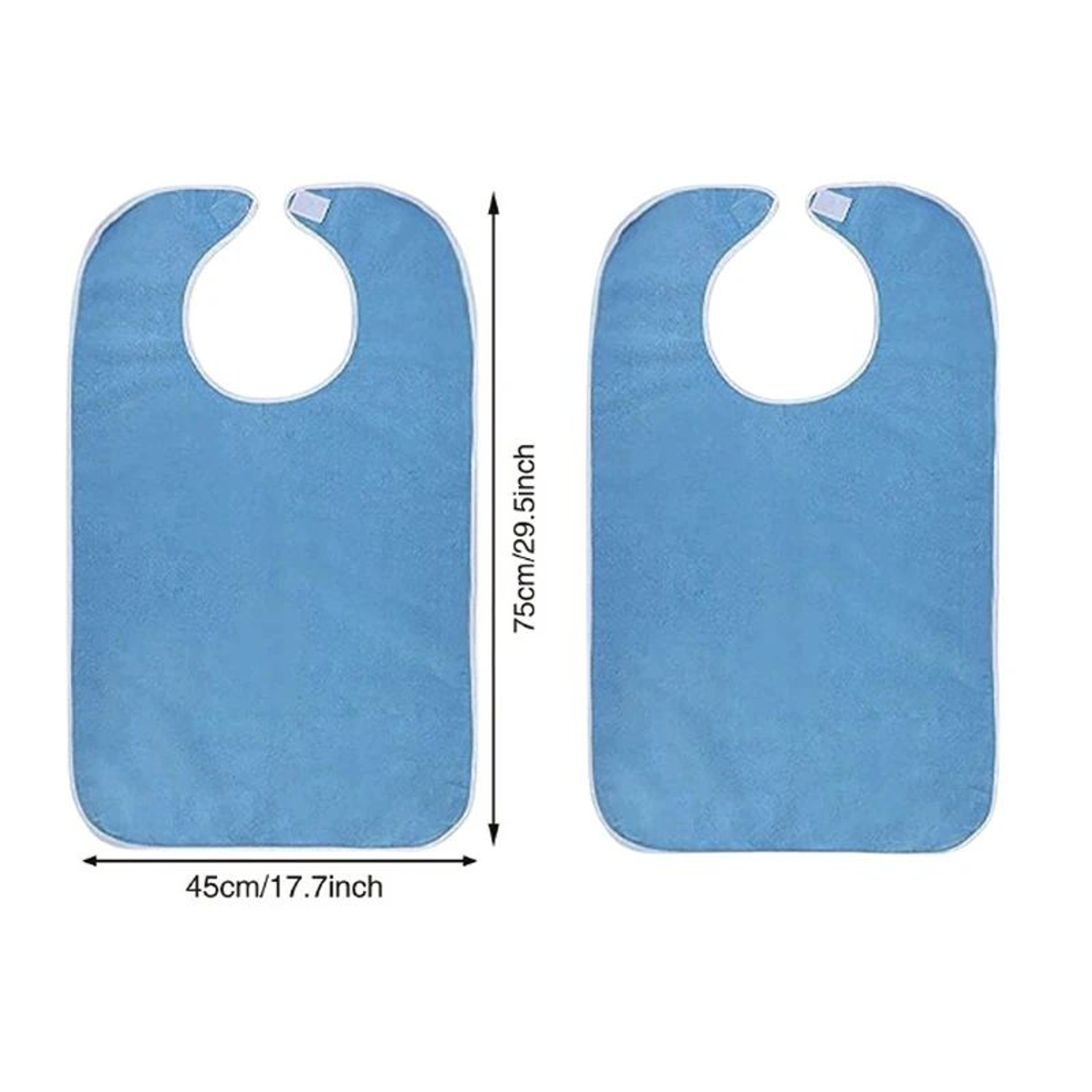 Adult Bibs For Elderly  Adults  Adjustable Machine Washable Eating Protectors With Towel Wipe 9