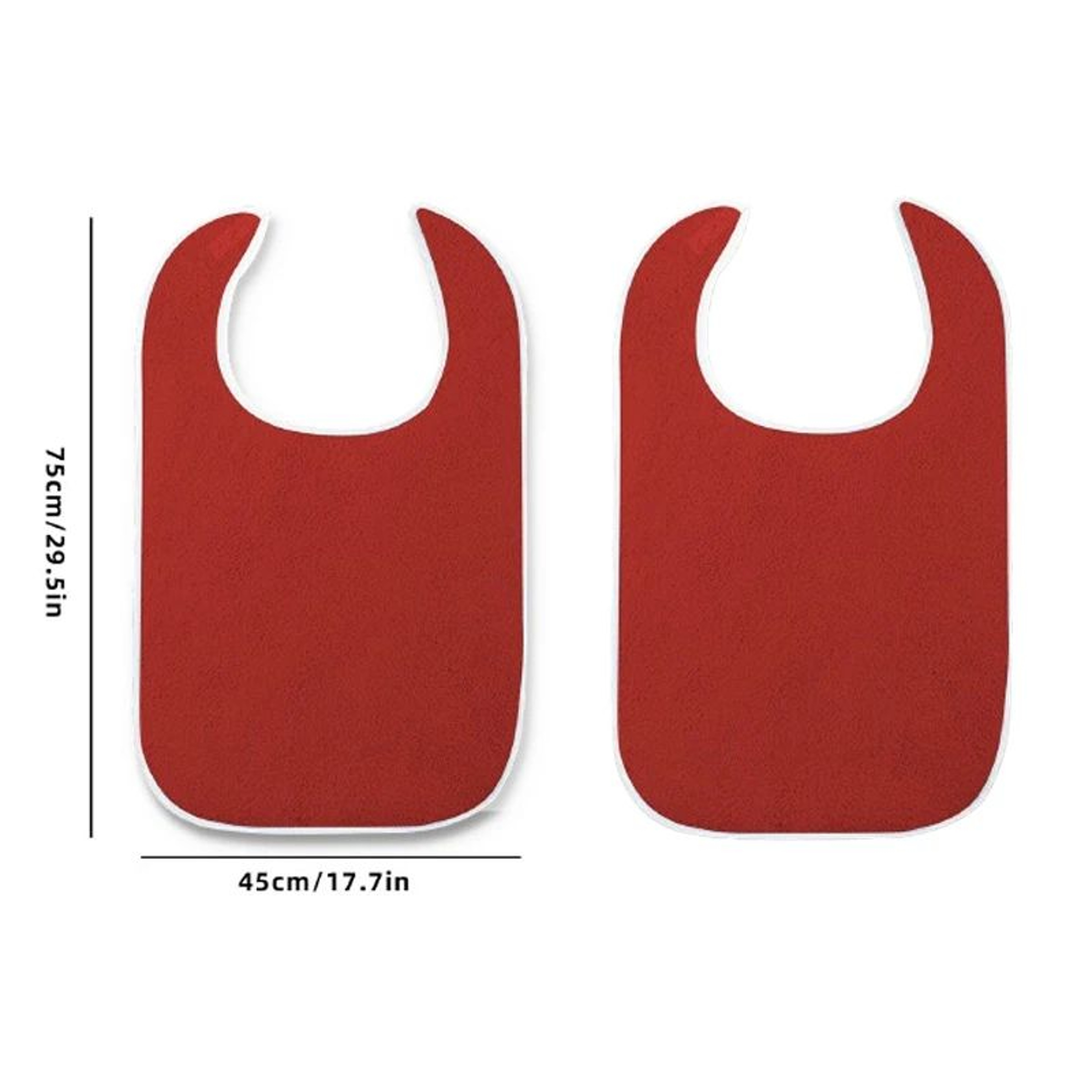 Adult Bibs For Elderly  Adults  Adjustable Machine Washable Eating Protectors With Towel Wipe 10