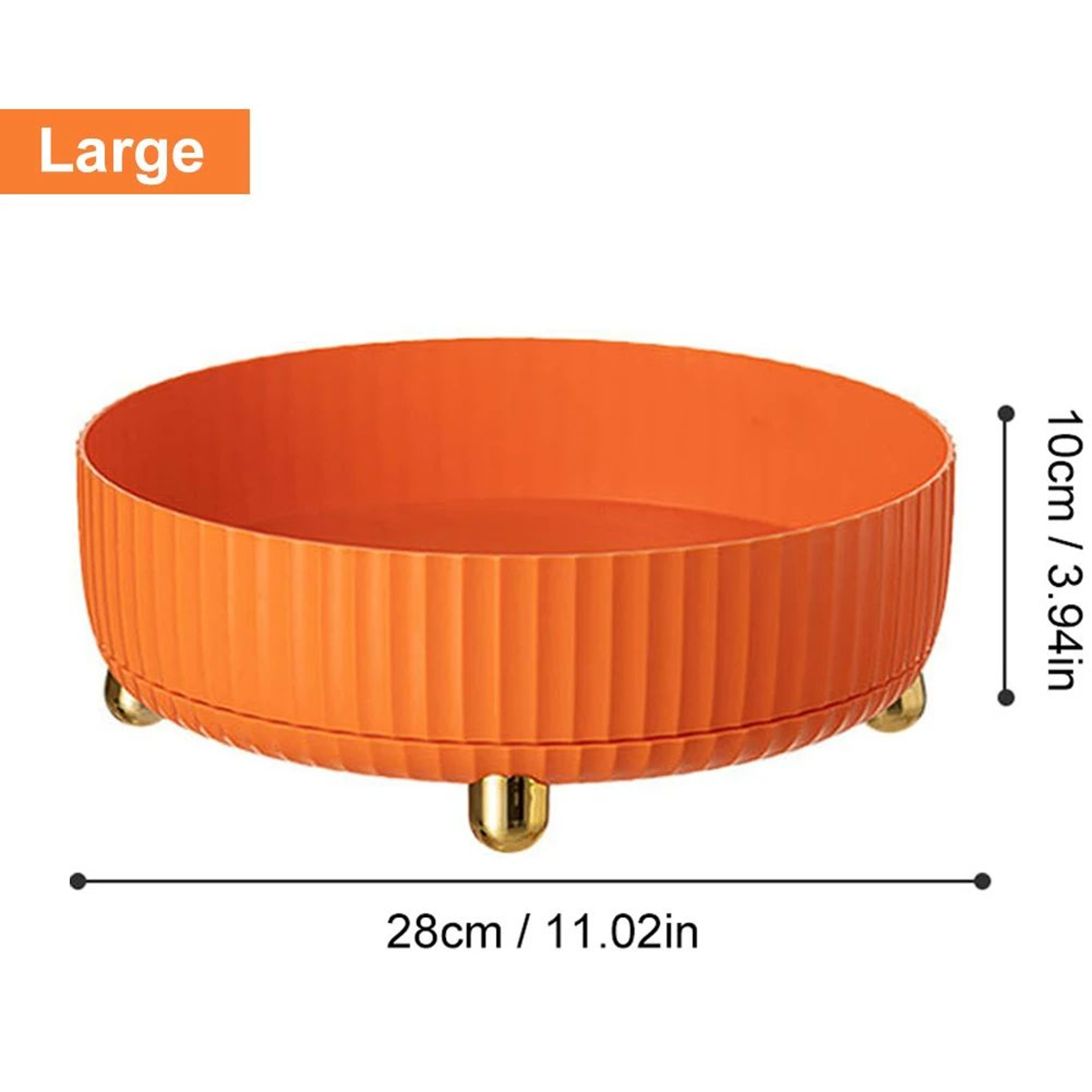 360 Rotating NonSlip Spice Rack Organizer  Wide Base Pantry Cabinet Turntable For Kitchen Seasoning 11
