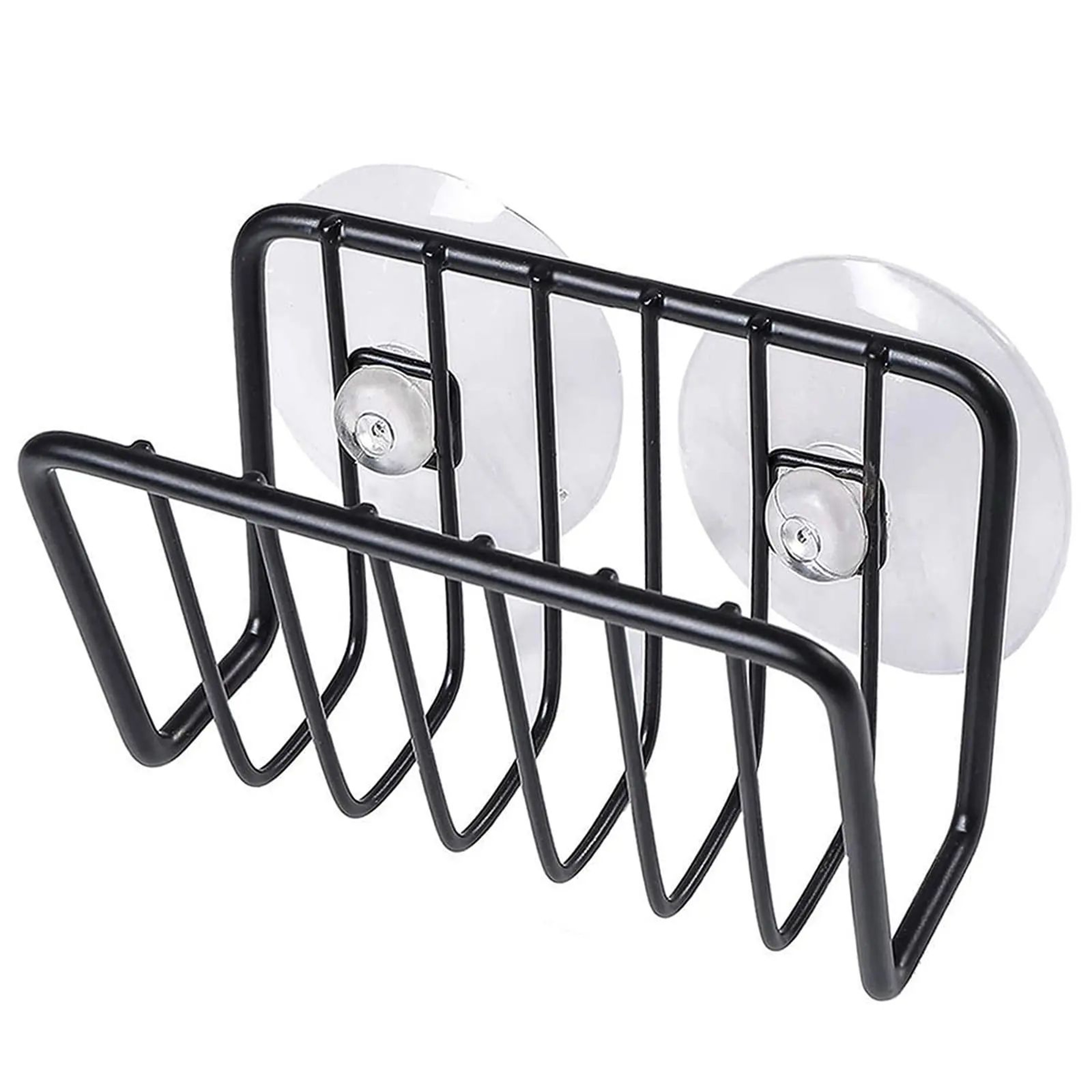 Stainless Steel Sponge Holder With Suction Cup  Kitchen Sink Caddy Organizer For Dish Sponges  Scru 6