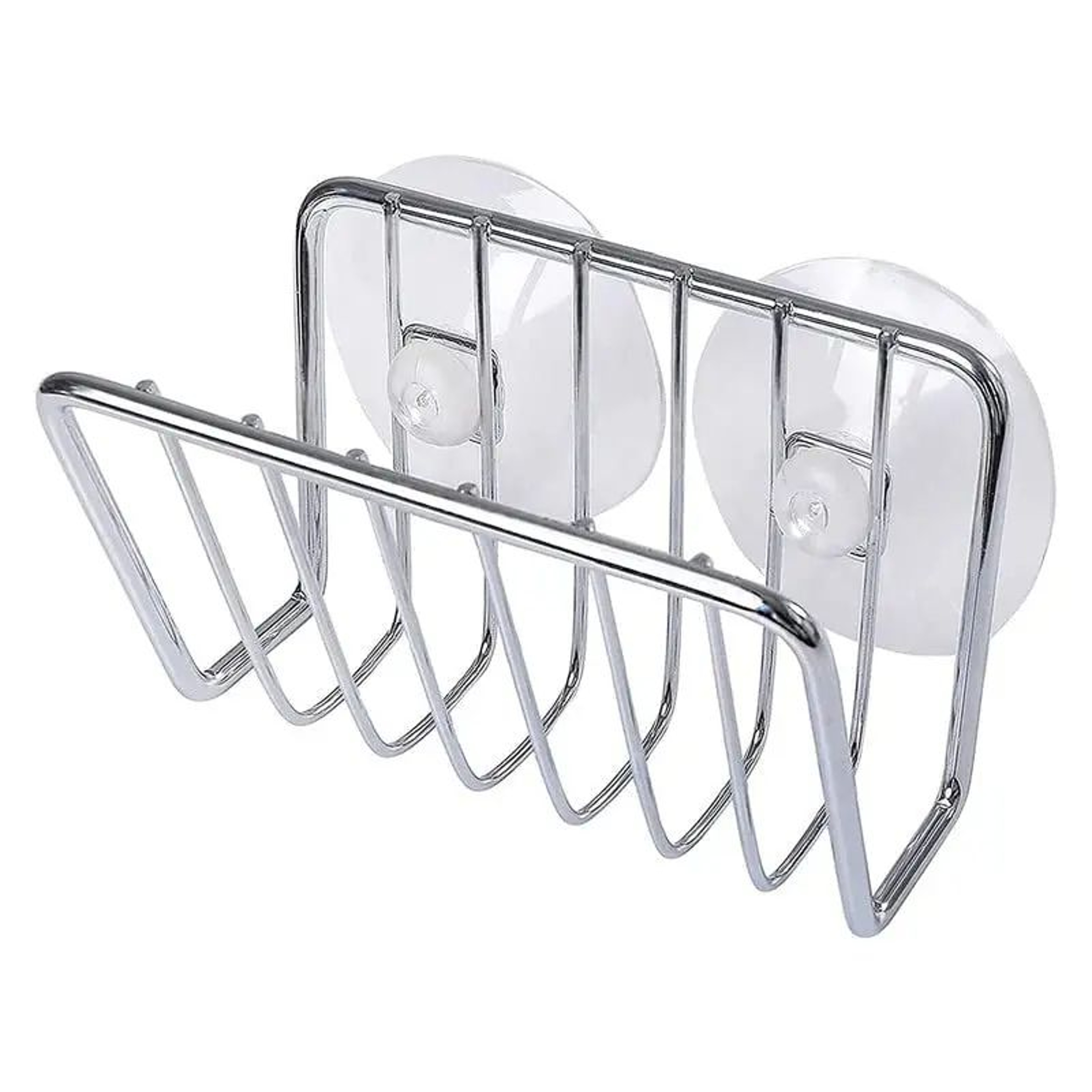 Stainless Steel Sponge Holder With Suction Cup  Kitchen Sink Caddy Organizer For Dish Sponges  Scru 7