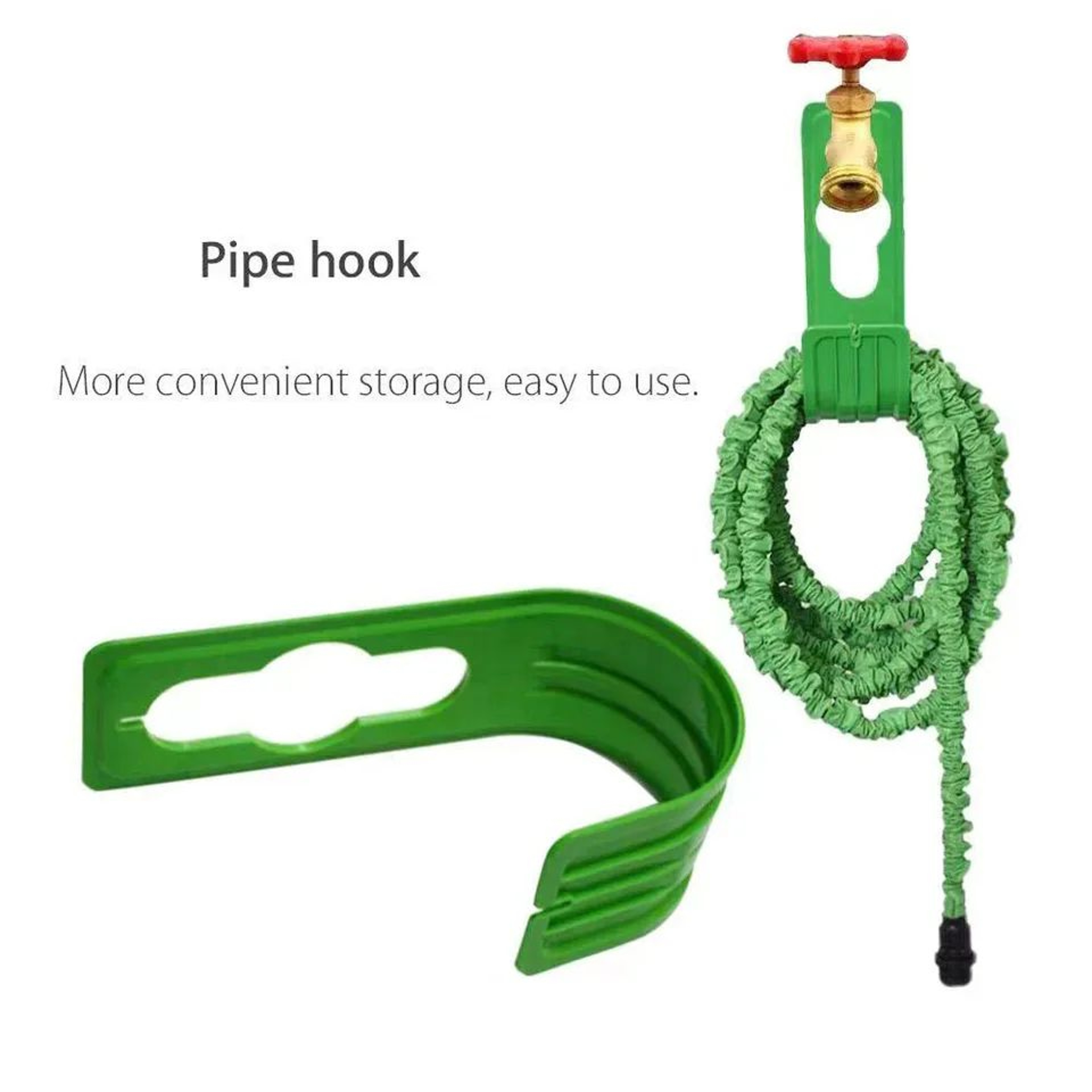 Wall Mounted Garden Hose Organizer  HeavyDuty Water Pipe Reel Rack For Neat Tangle Free Storage 3