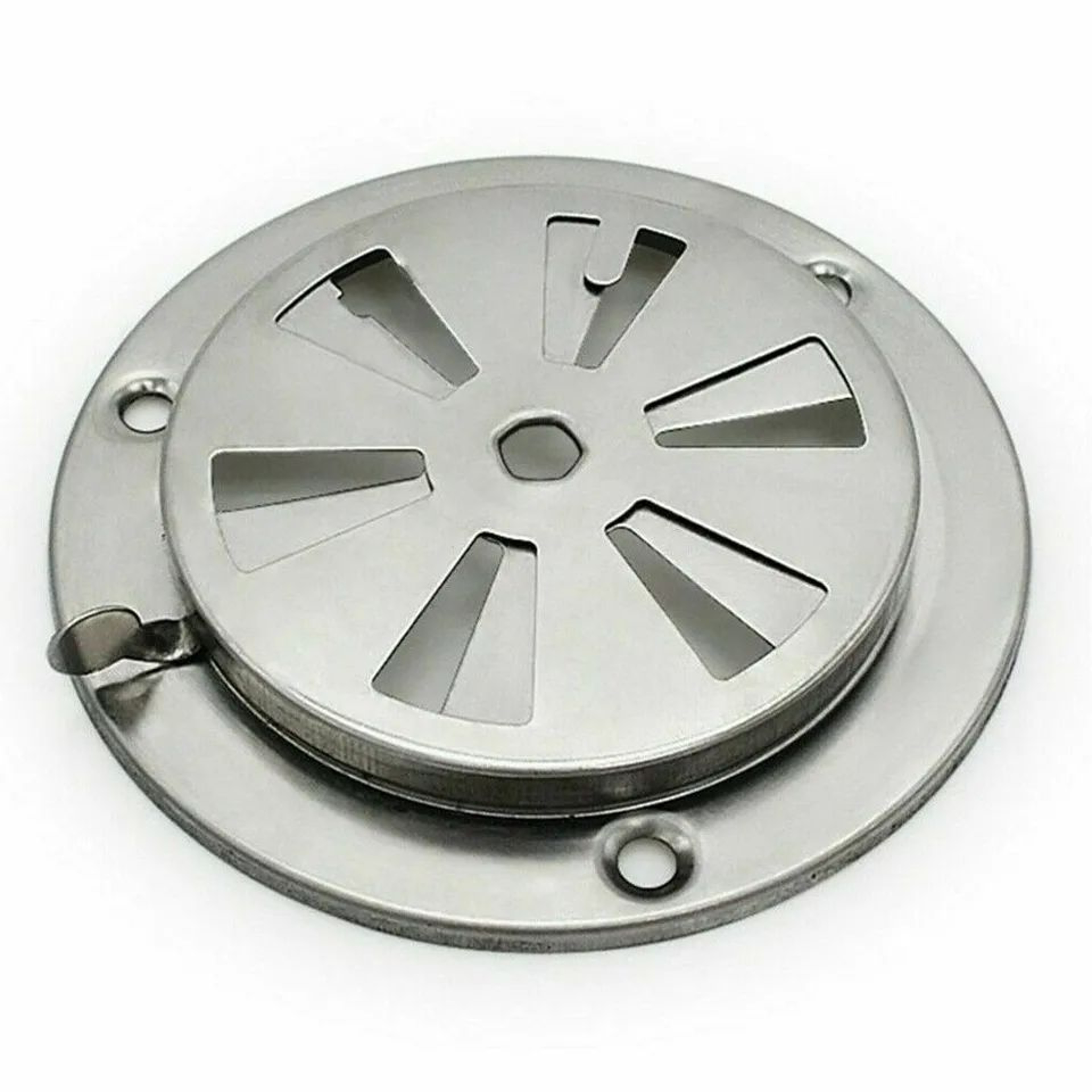 Stainless Steel BBQ Smoker Exhaust Vent  Adjustable Air Vent Damper Replacement Part 5