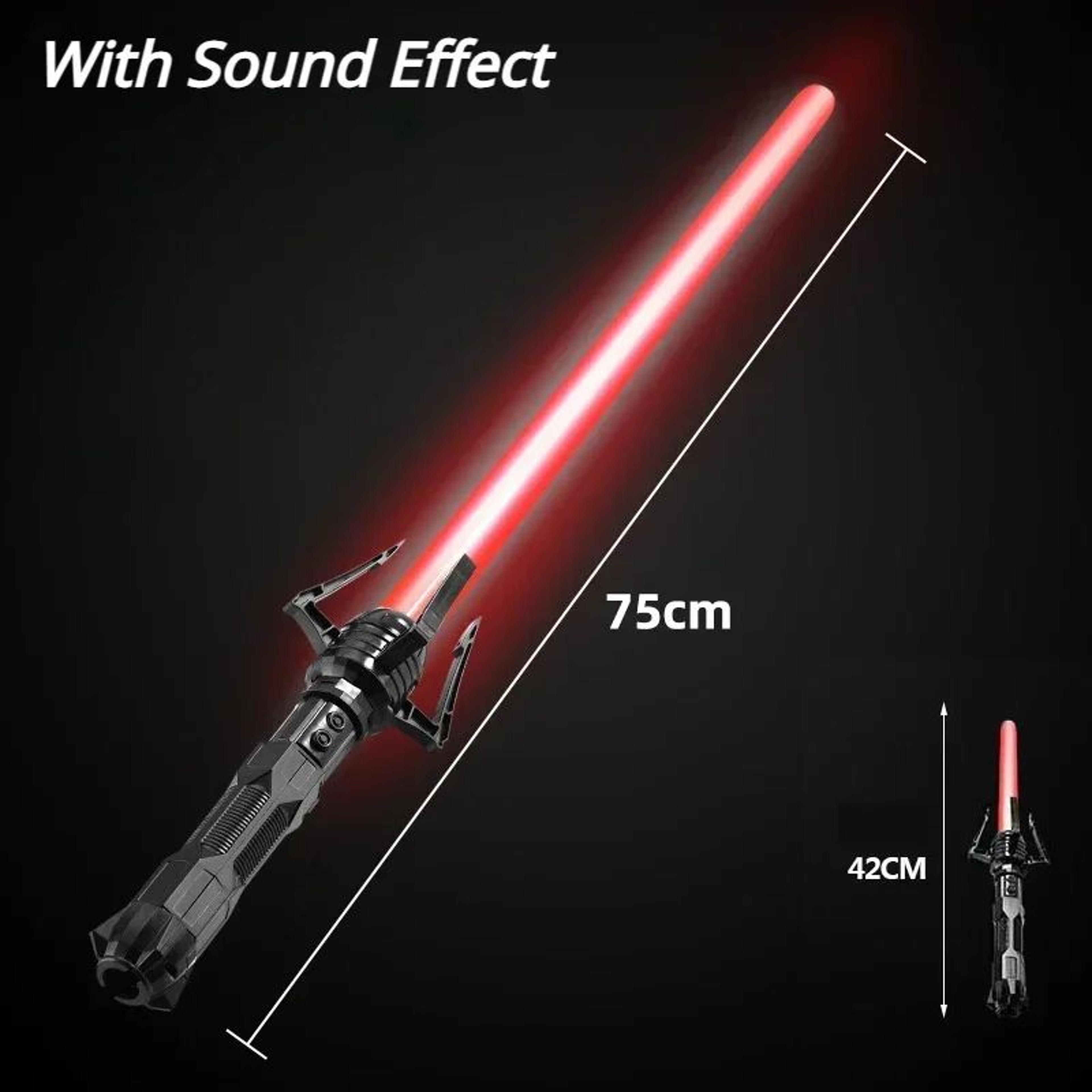 Telescopic Light Up Sword Toy  RGB LED Laser Saber For Kids 3 10