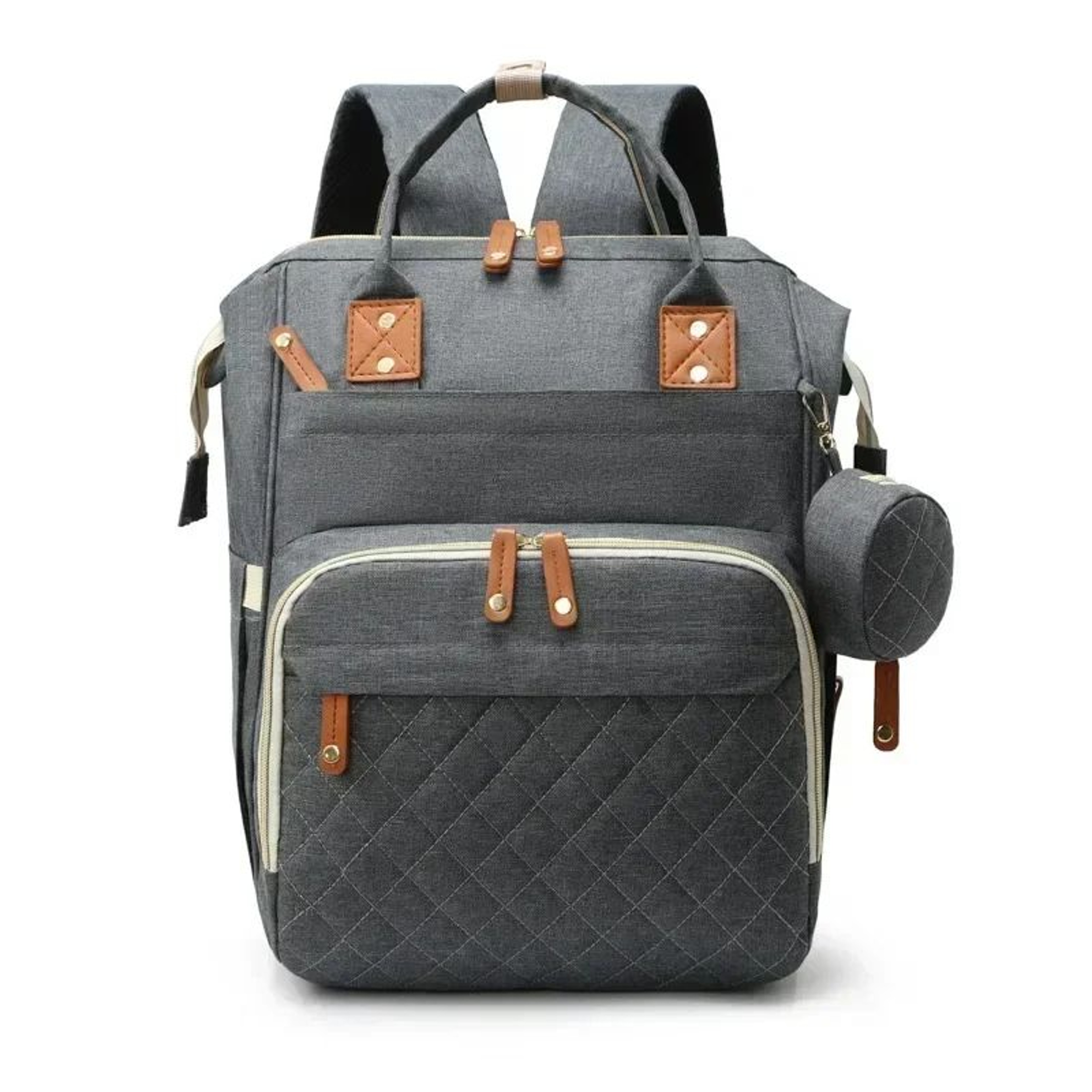 USB Mummy Diaper Bag Backpack  Large Capacity Waterproof Baby Care Maternity Nappy Bag With Wet Poc 7