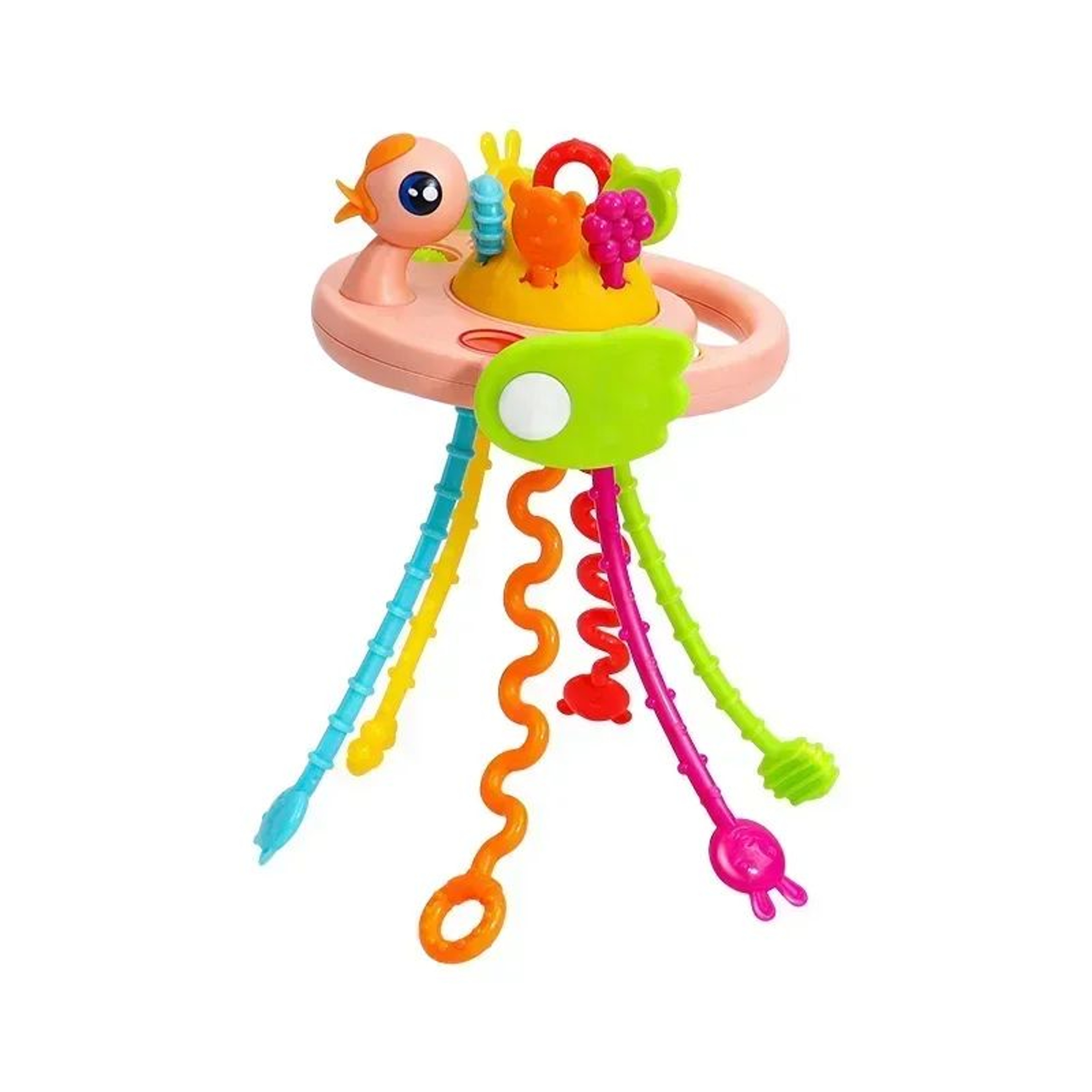 Montessori Sensory Pull String Toy  BPAFree Baby Educational Teething  Fine Motor Training 13Y 11