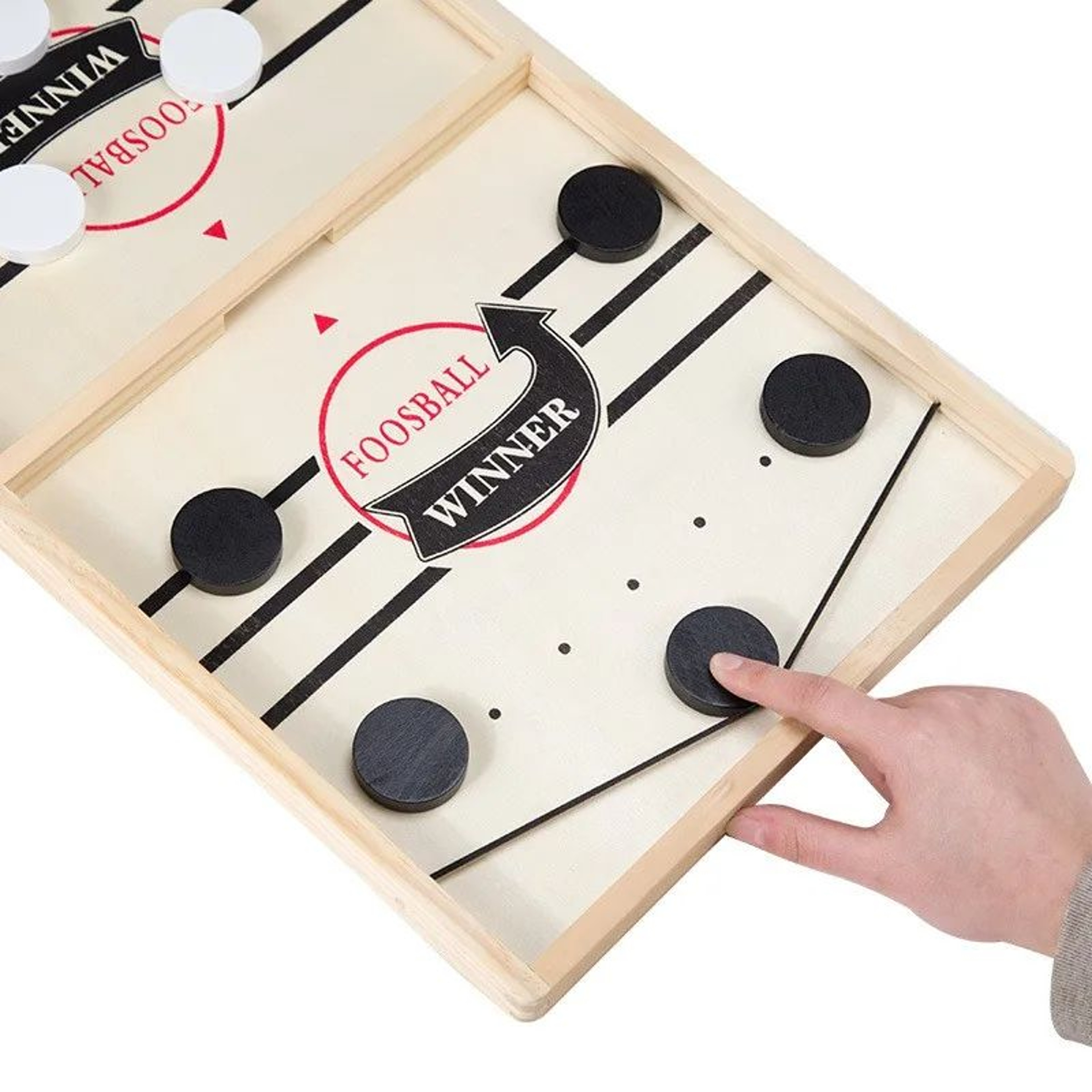 4in1 Fast Sling Puck Board Game  ParentChild Interactive Foosball Catapult Chess  Table Hockey Toy  3