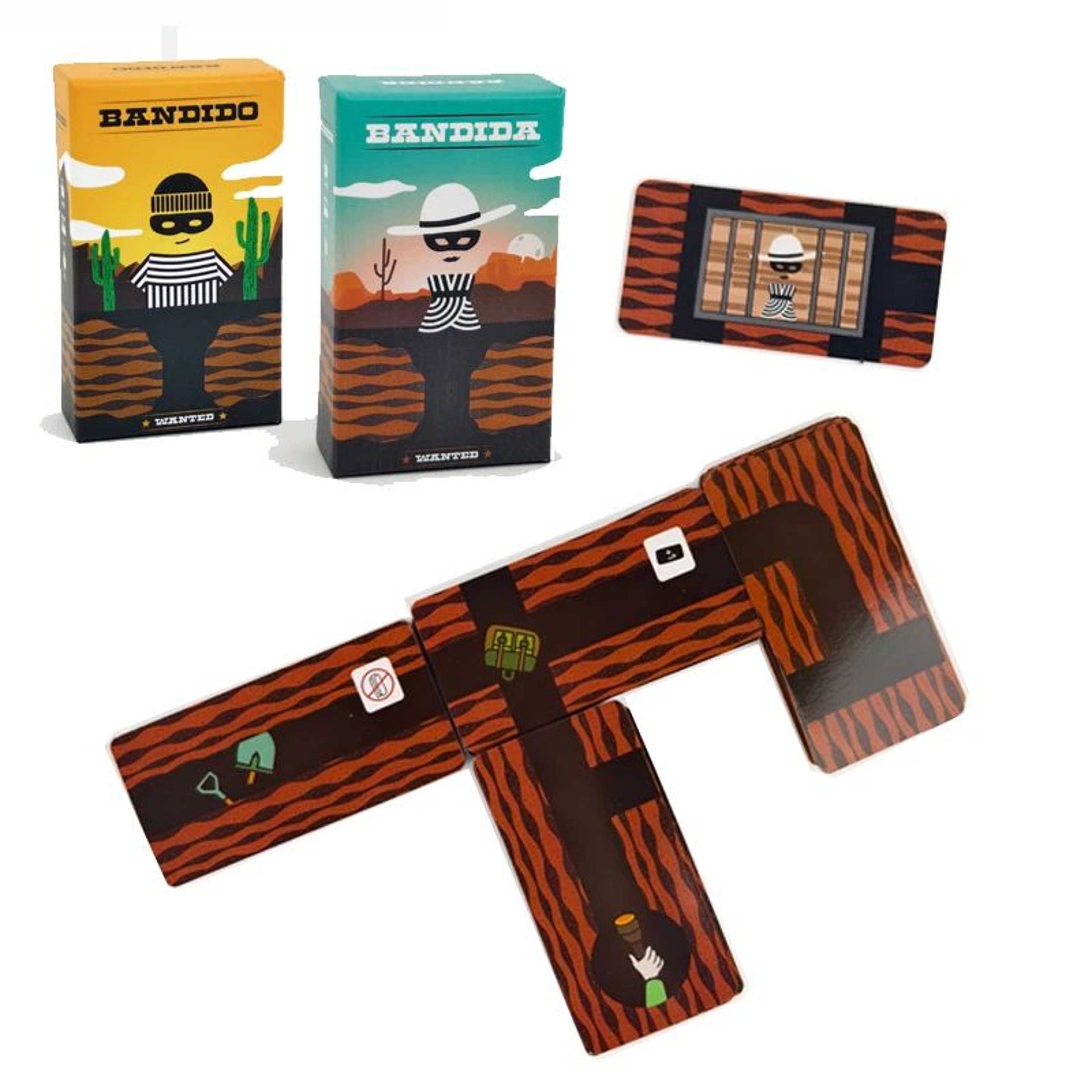 Bandido Bandida Board Game  Strategy Puzzle Card Game For Kids Adults  Family Fun 0