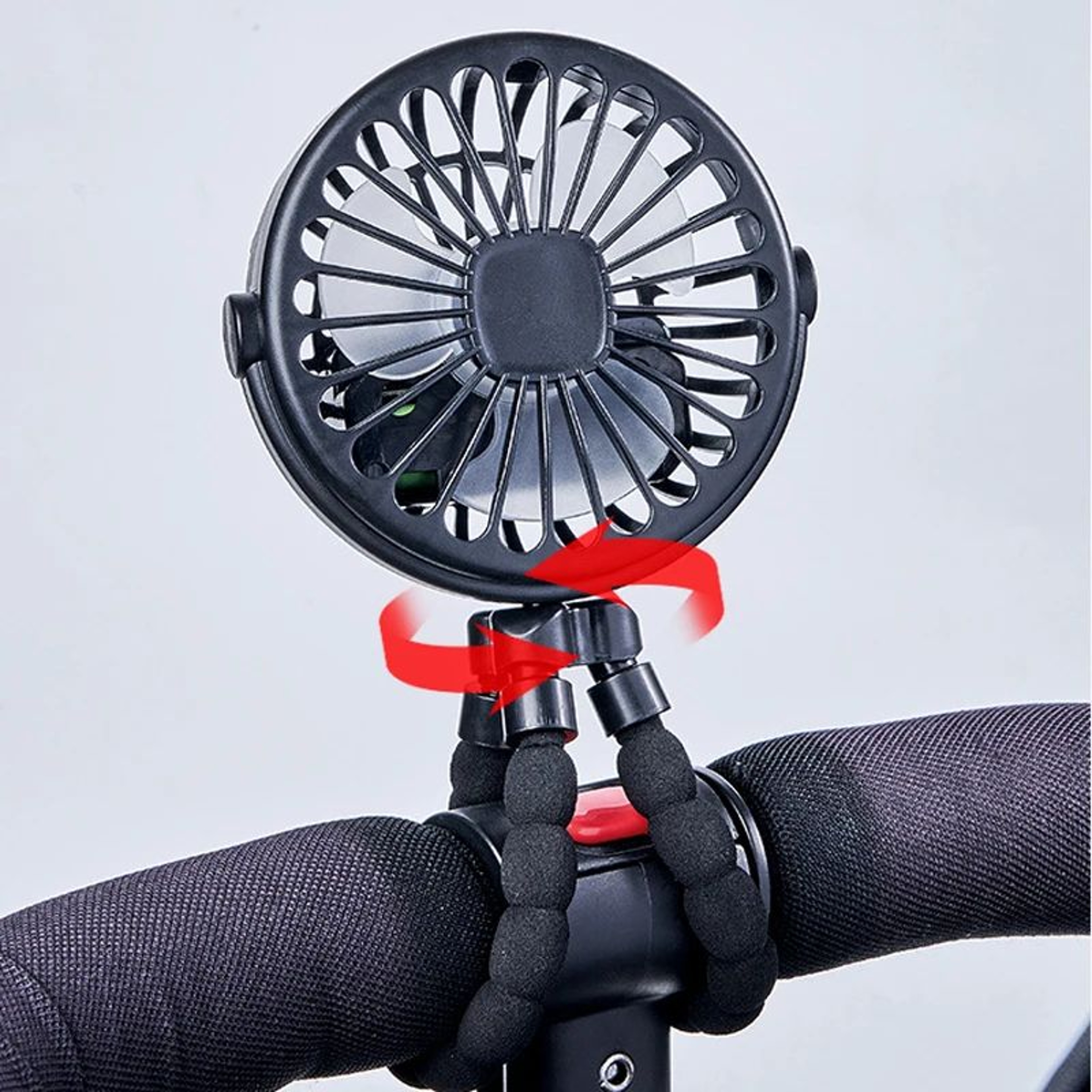 Portable Baby Stroller Fan  USB Rechargeable ClipOn Fan With 3 Speeds For Outdoor Use 1