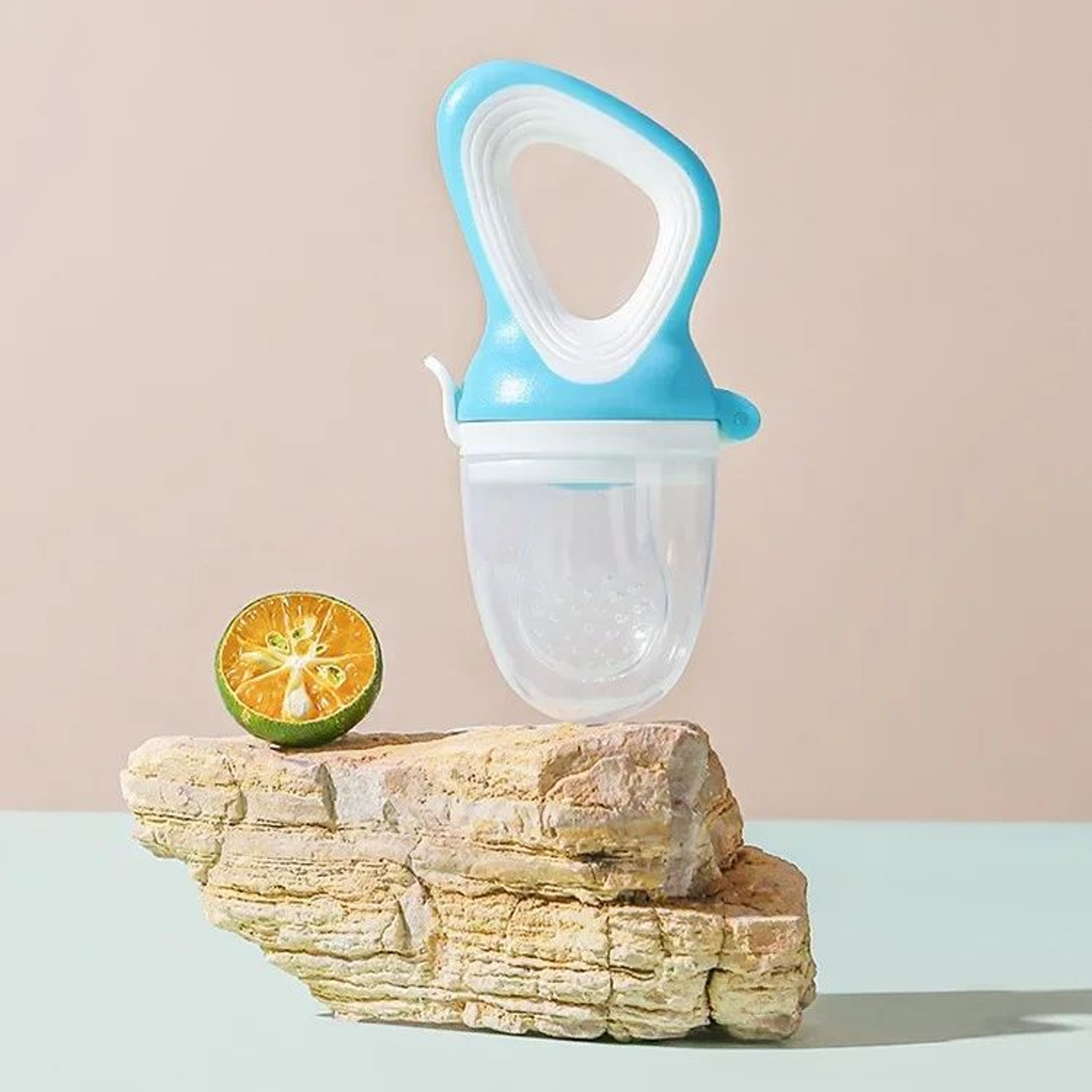 Silicone Baby Fruit Feeder Pacifier With Cover  Fresh Food Nibbler  Teething Soother For Safe SelfF 10