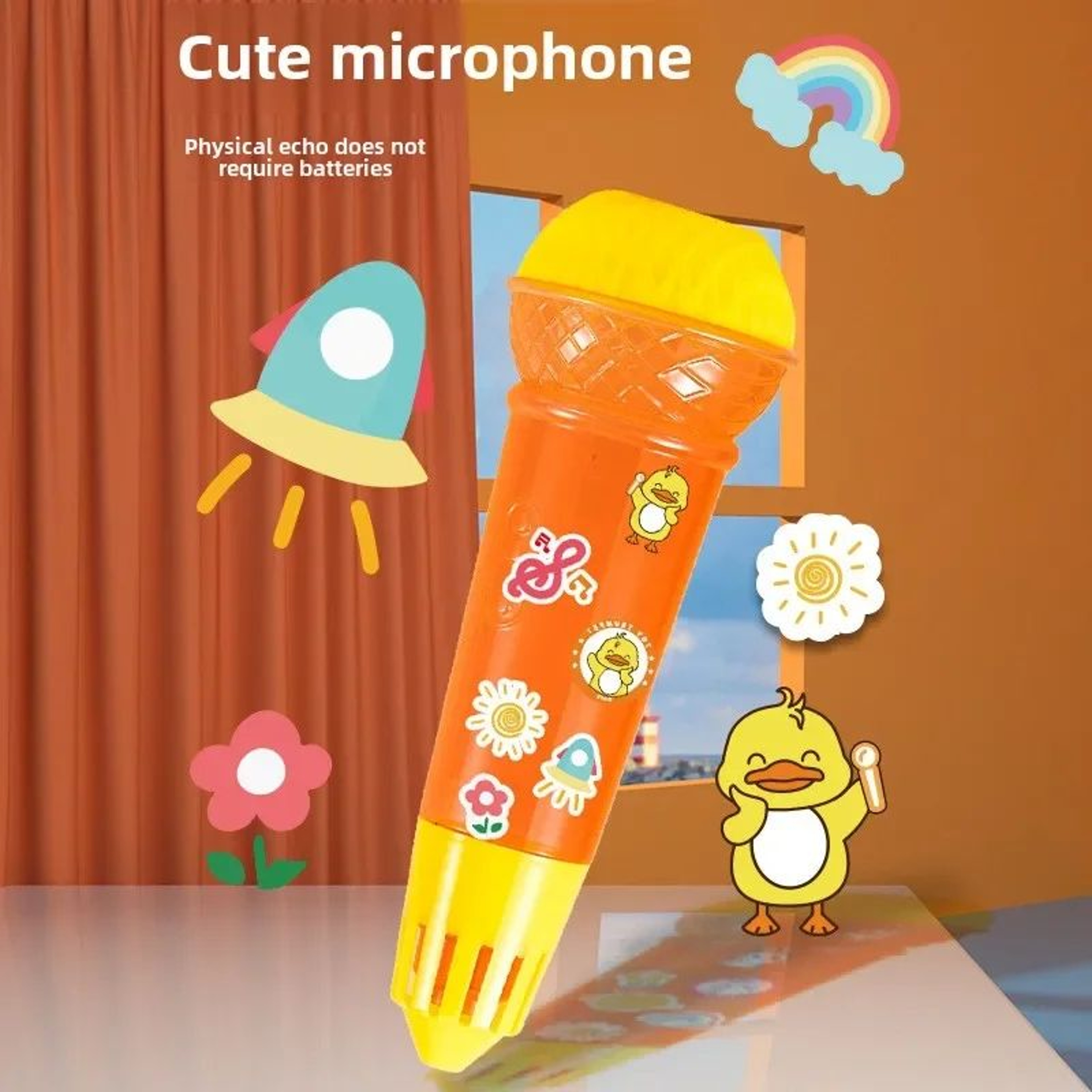 Childrens Echo Microphone Toy  Large 945 In Singing  Voice Practice Music Microphone 3