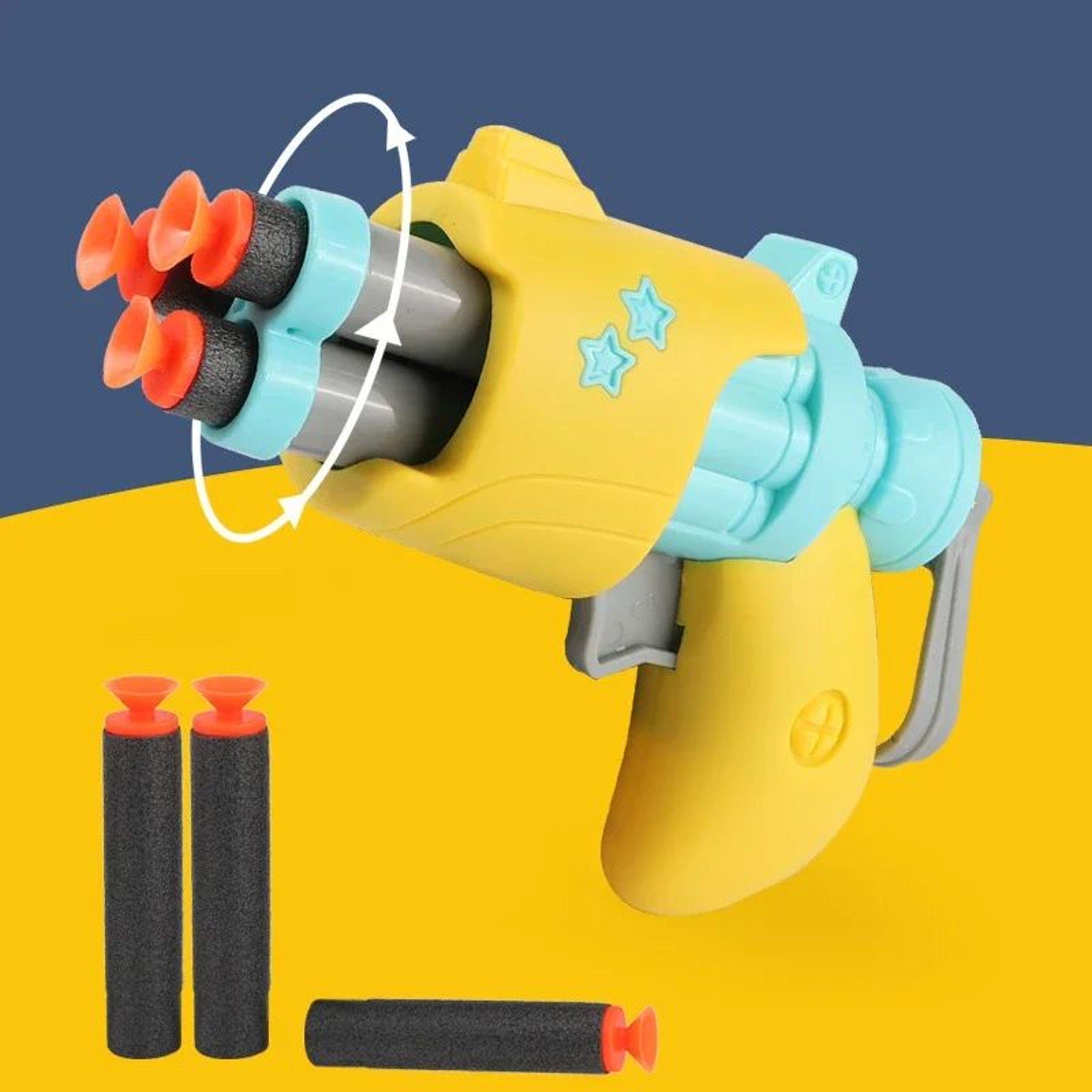 Radish Blaster Foam Dart Toy Gun  Soft Bullet Launcher For Safe Play  Stress Relief 8