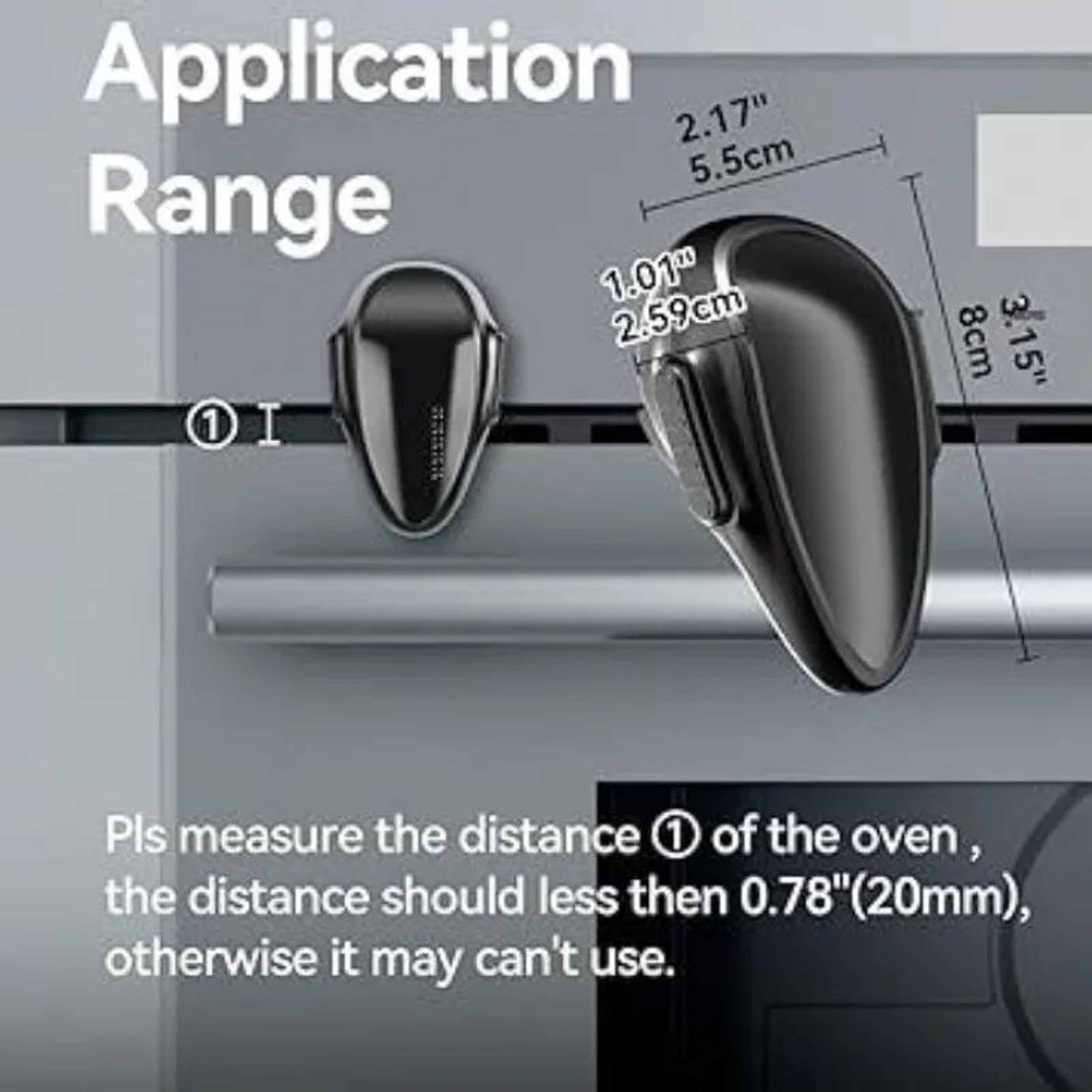 Baby Oven Door Safety Lock  Childproof HeatResistant Kitchen Lock For Toddlers 0