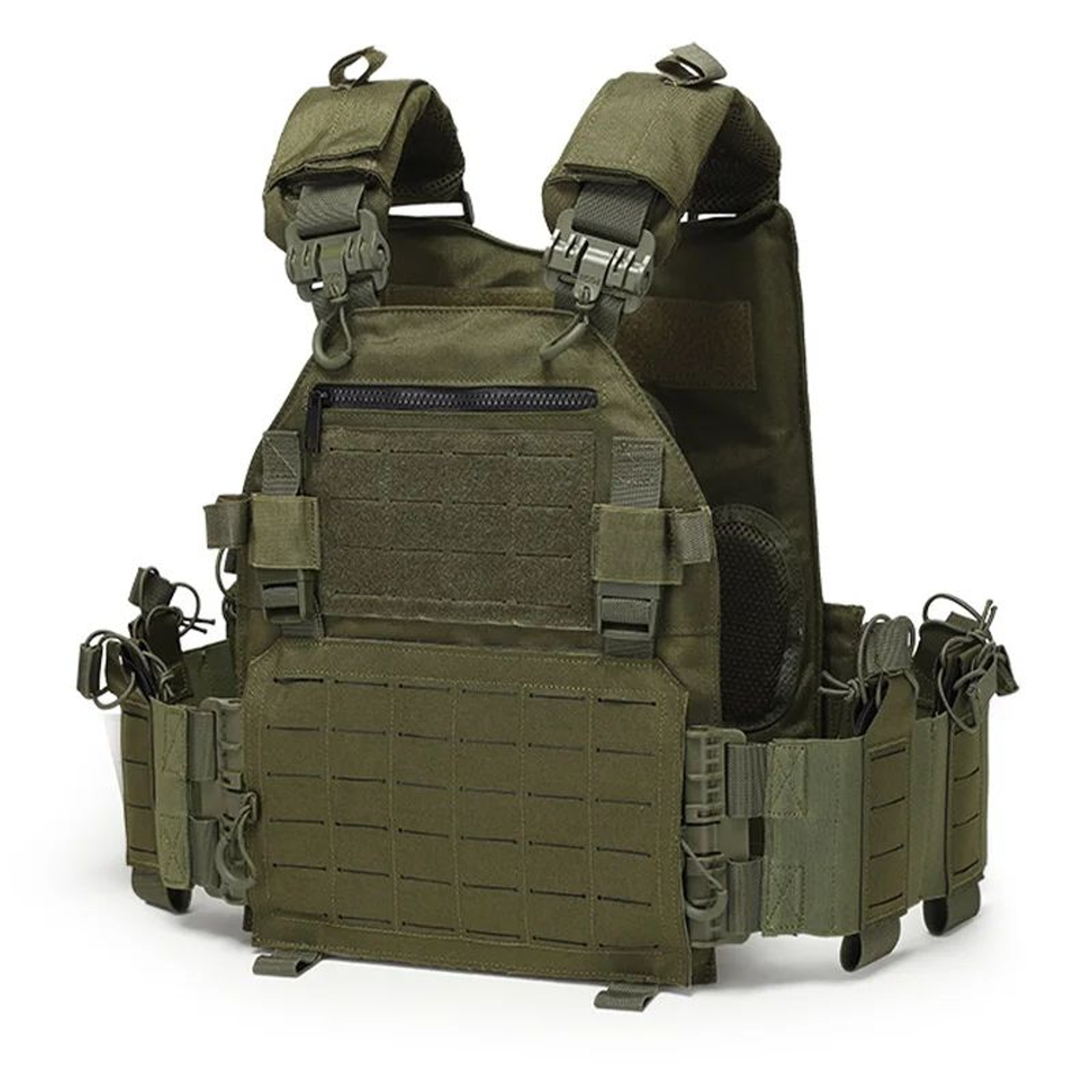 Tactical Training Vest With MOLLE  Waterproof WearResistant QuickRelease Outdoor Utility Vest 1