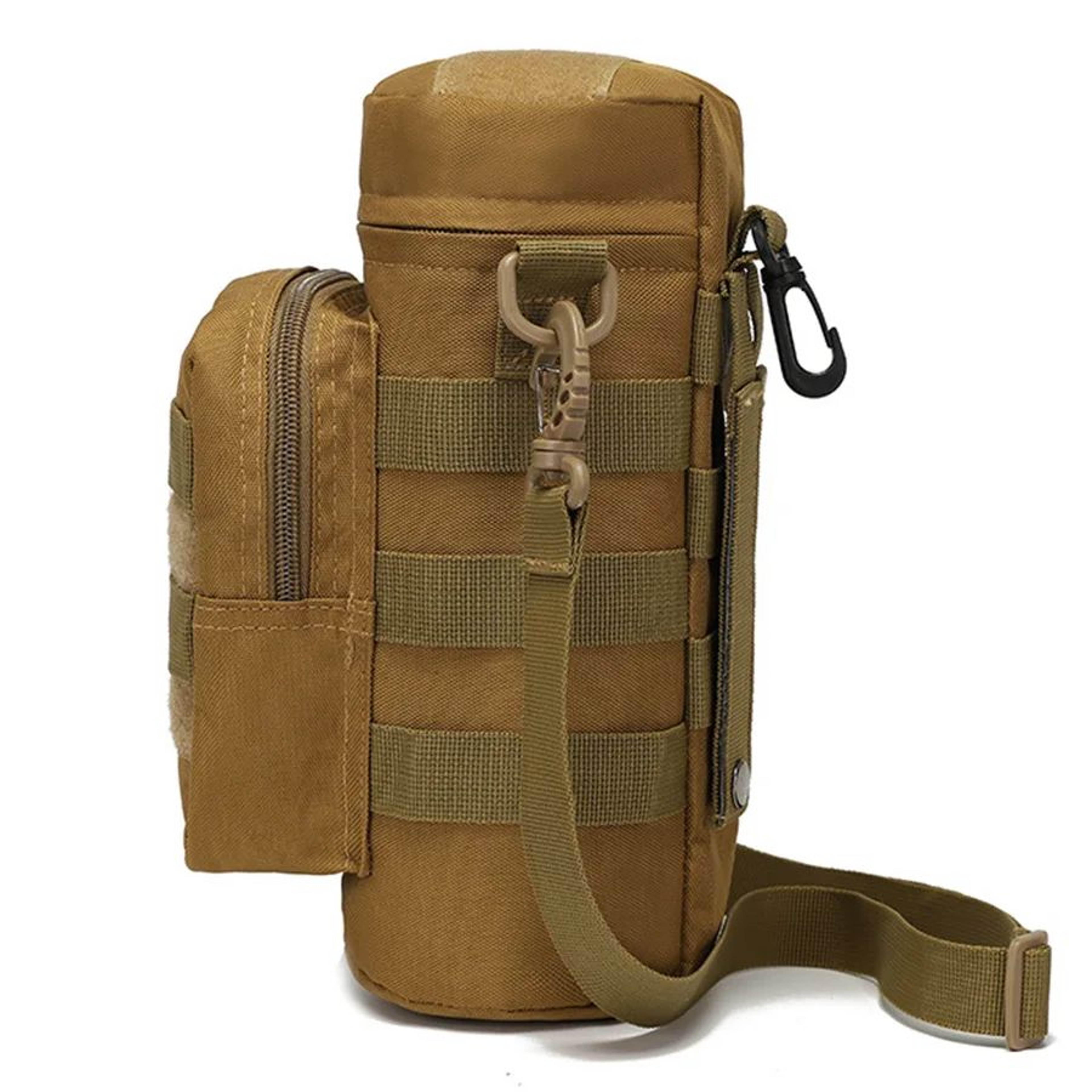 Multifunctional Water Bottle Shoulder Bag  Outdoor Hanging Hydration Bag For Camping Cycling  Sport 4