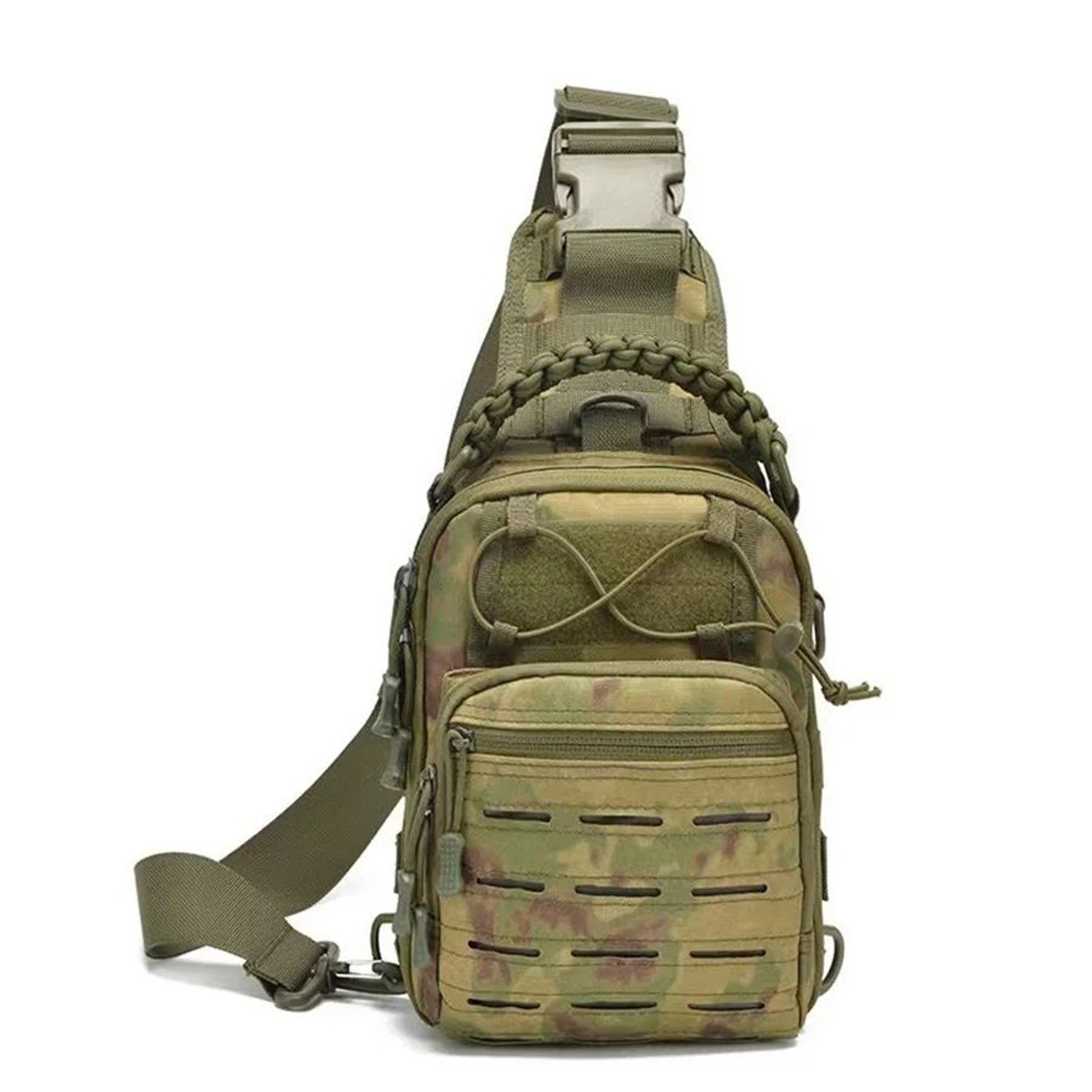 Tactical Camouflage Sling Chest Bag  Outdoor Cycling  Crossbody Utility Pack 11