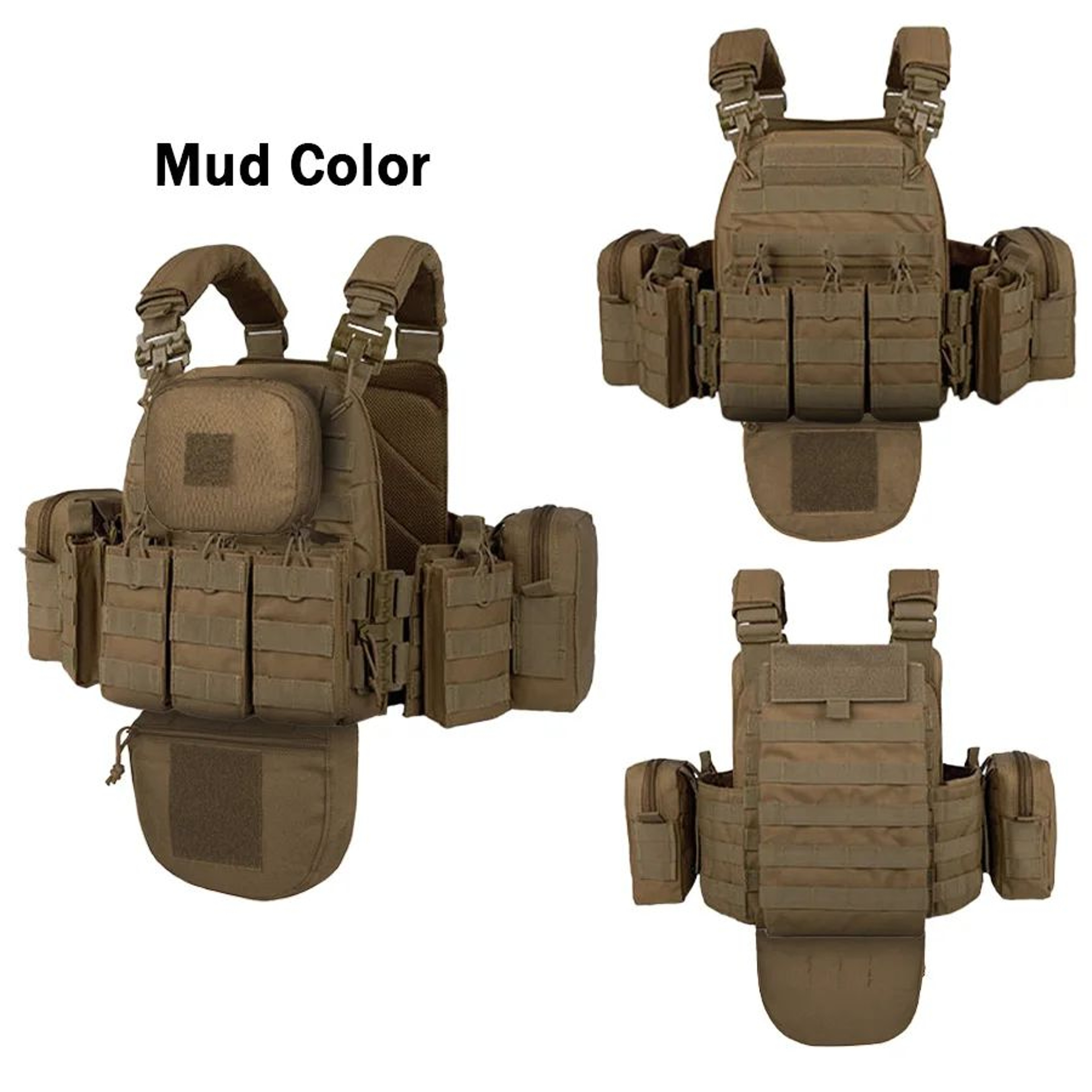 QuickRelease Tactical Training Vest  MOLLE Multifunction Outdoor Utility Equipment Vest 6