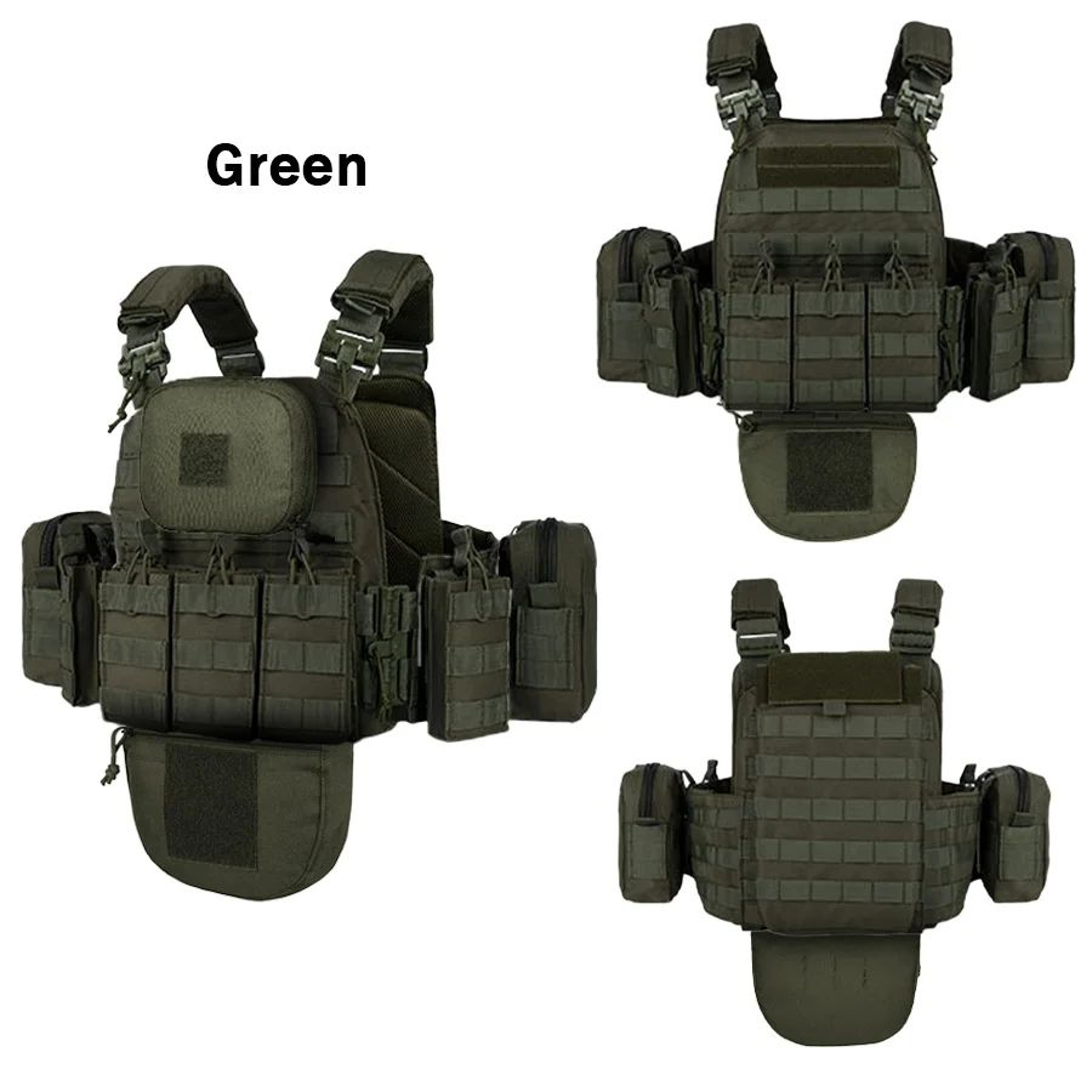 QuickRelease Tactical Training Vest  MOLLE Multifunction Outdoor Utility Equipment Vest 9