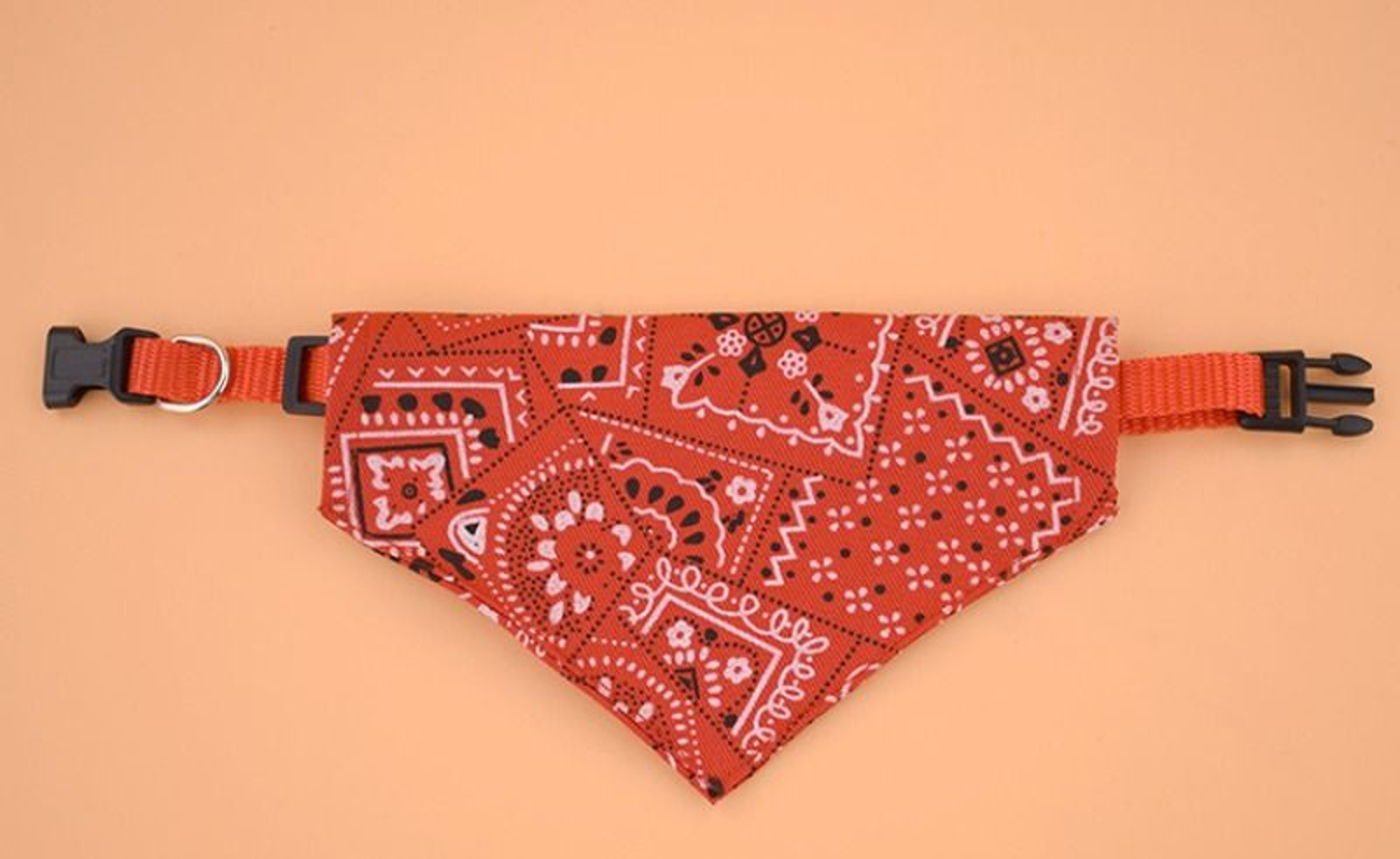 Adjustable Pet Triangle Bandana  Cute Printed Dog  Cat Saliva Scarf With Collar Strap 8