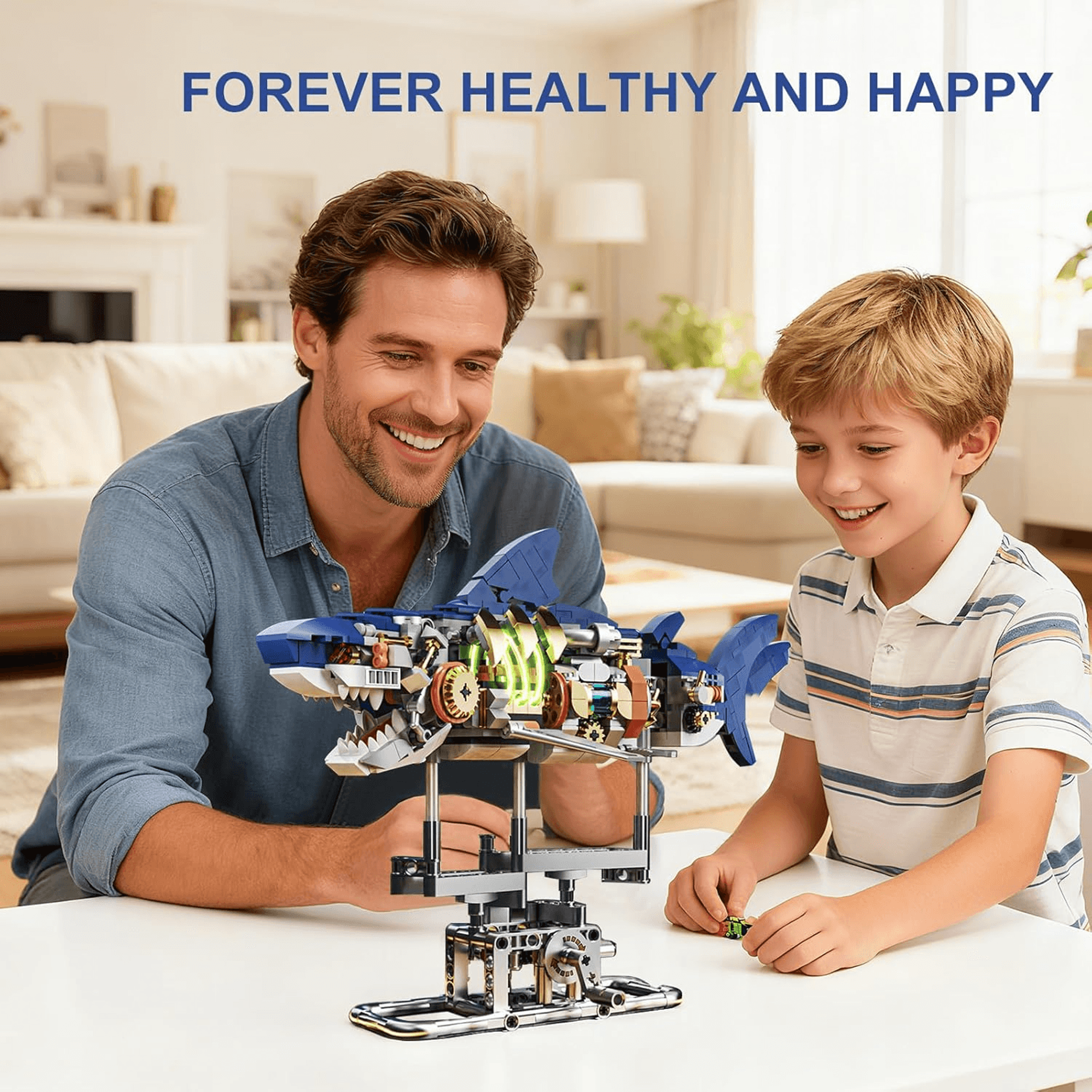 687piece mechanical shark set