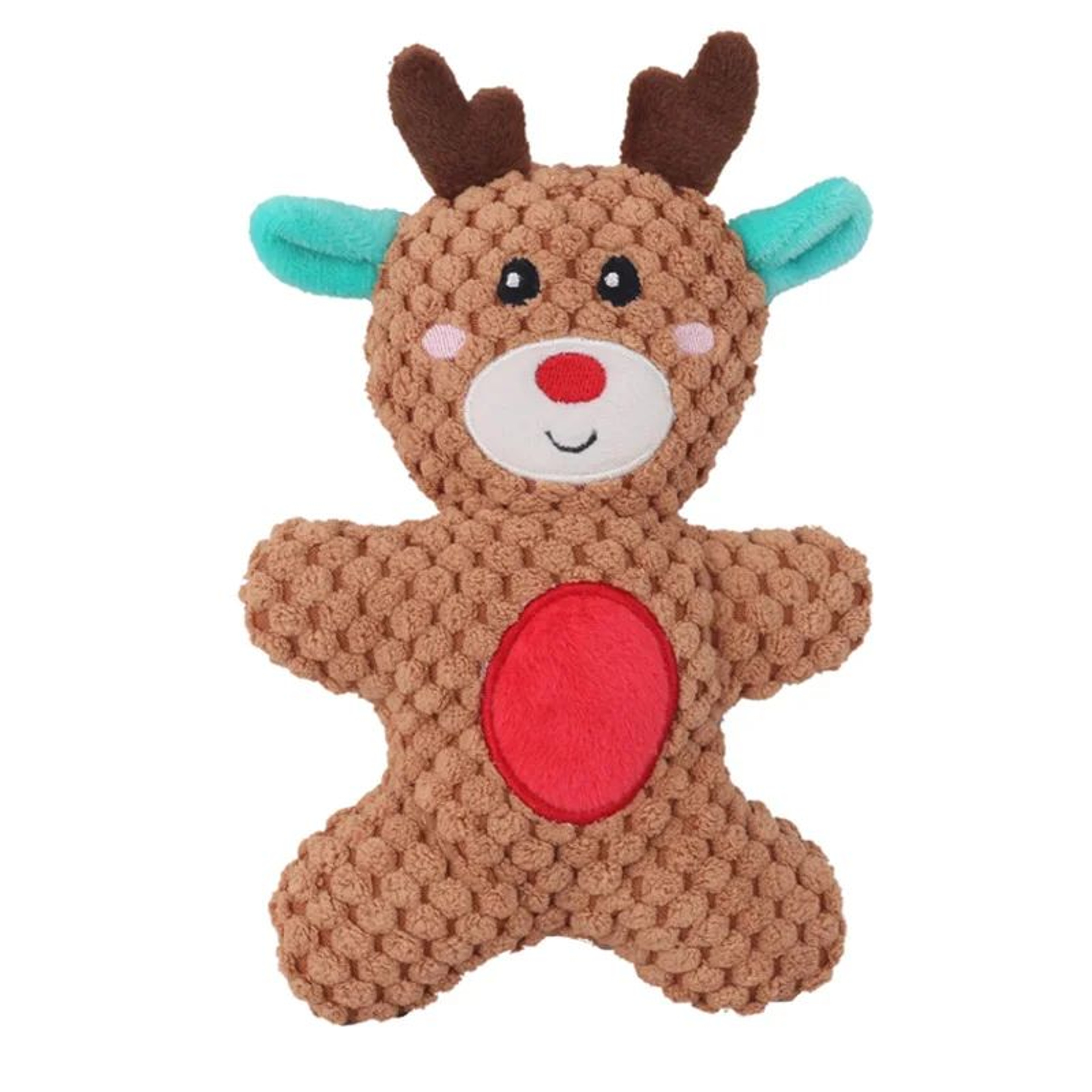 Christmas Plush Squeaky Dog Toy  Santa Elk  Gingerbread Chew Toy For Dogs  Cats 8